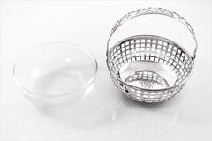 Basket with Glass Liner