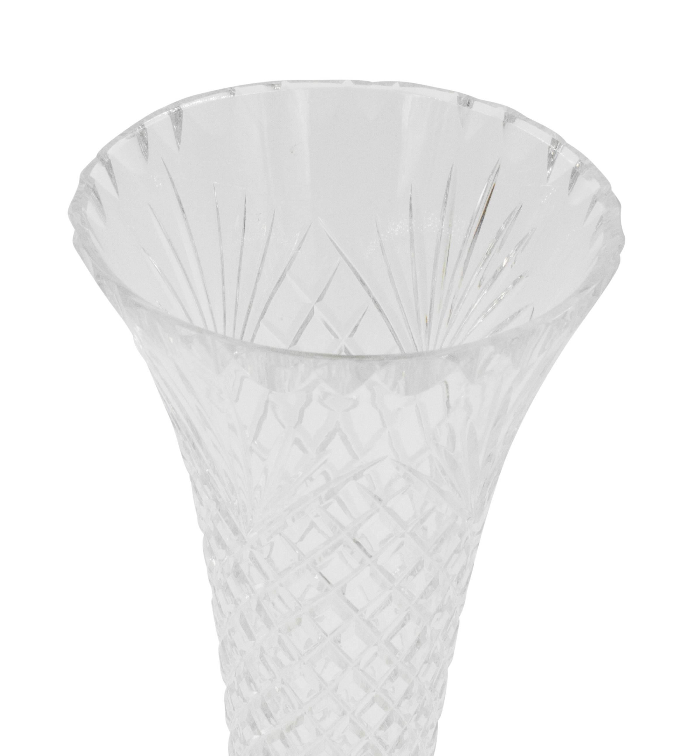 Hawkes-Vasen aus Kristall und Sterling, Paar im Zustand „Hervorragend“ im Angebot in Brooklyn, NY