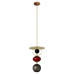 Vitrea Pendant Light by Isabel Moncada, Hand-Blown Glass & Brass
