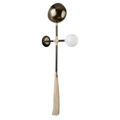 Isabel Moncada GOGO Sconce, Brass & Blown Glass, Vintage Style, New