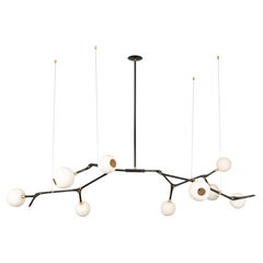 Mantis 9 Pendant Light by Isabel Moncada, Vintage Bronze, 9 Globes