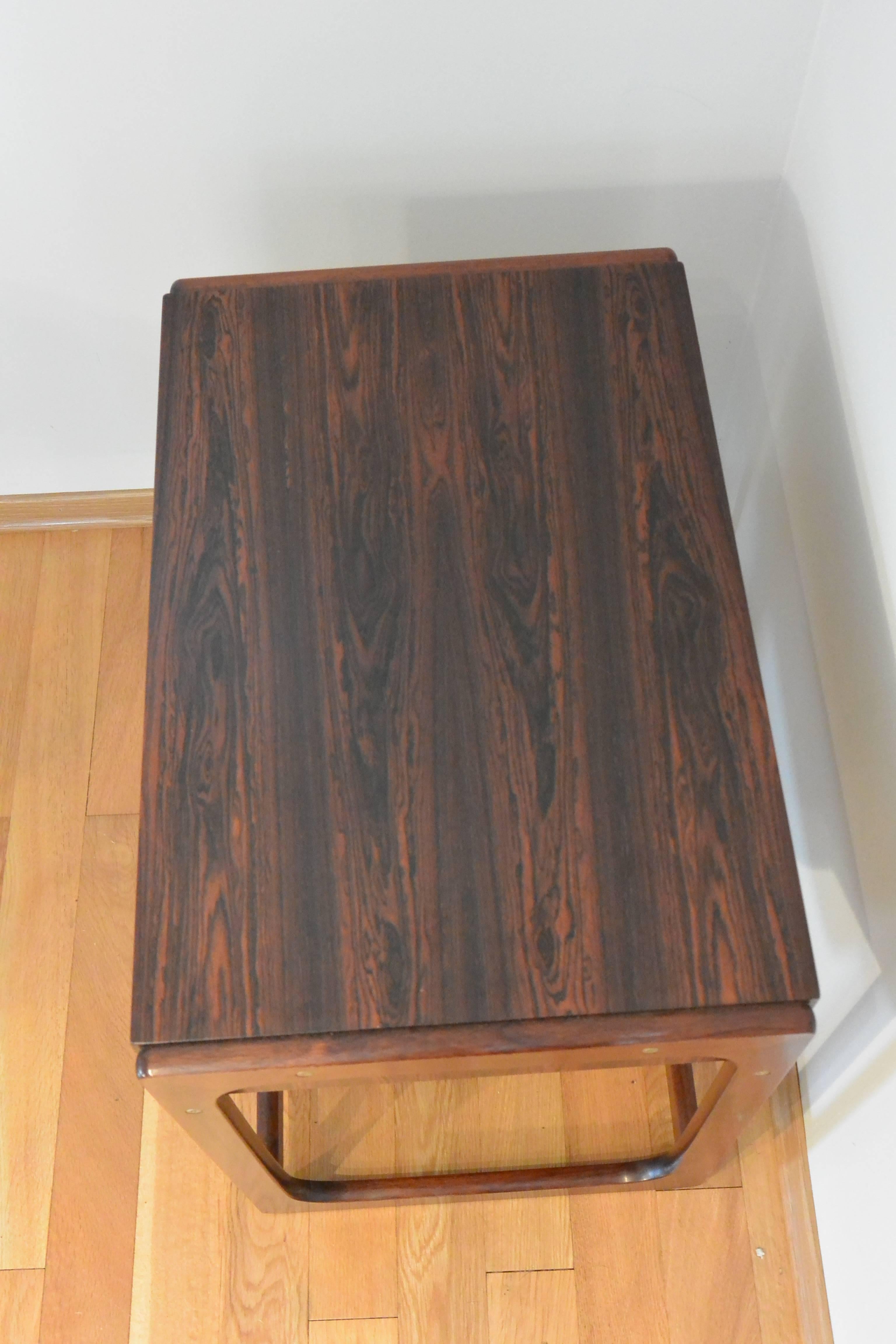 Scandinavian Laminated Rosewood Sewing Desk Table 1