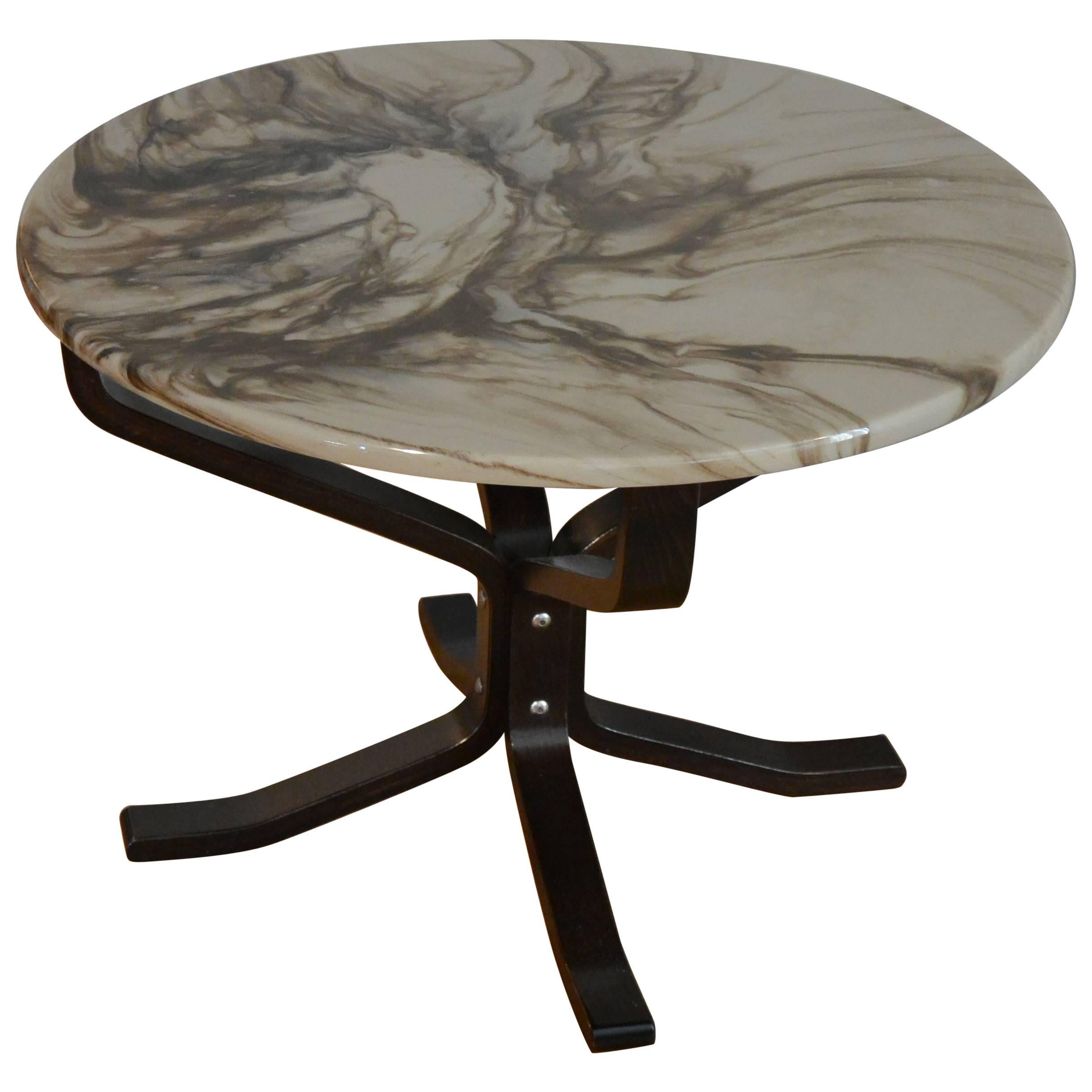 Marble Composite Falcon Table Sigurd Ressell Vatne Mobler Norway For Sale