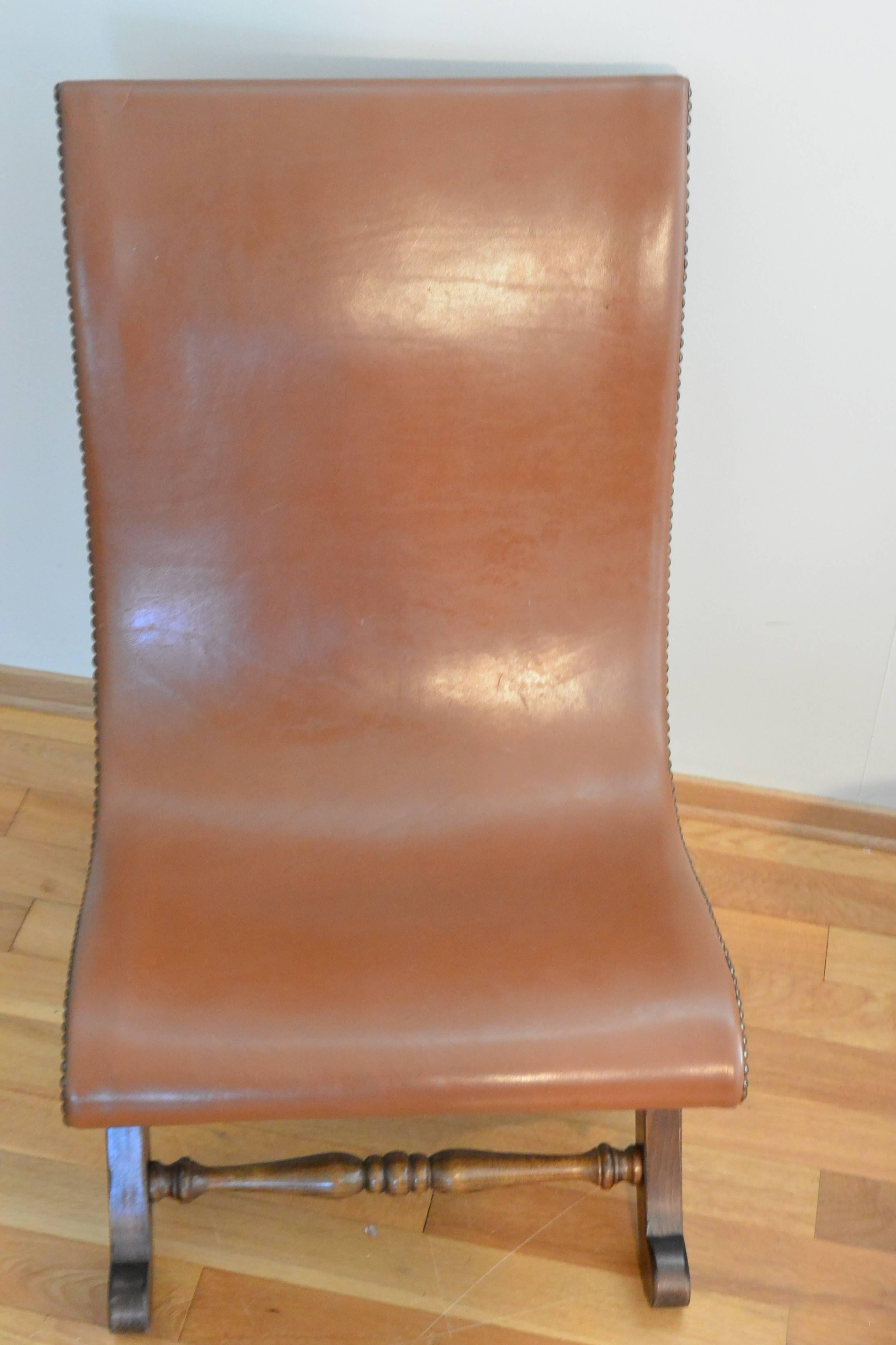Pierre Lottier for Valenti Slipper Chair pair In Excellent Condition For Sale In Notteroy, NO