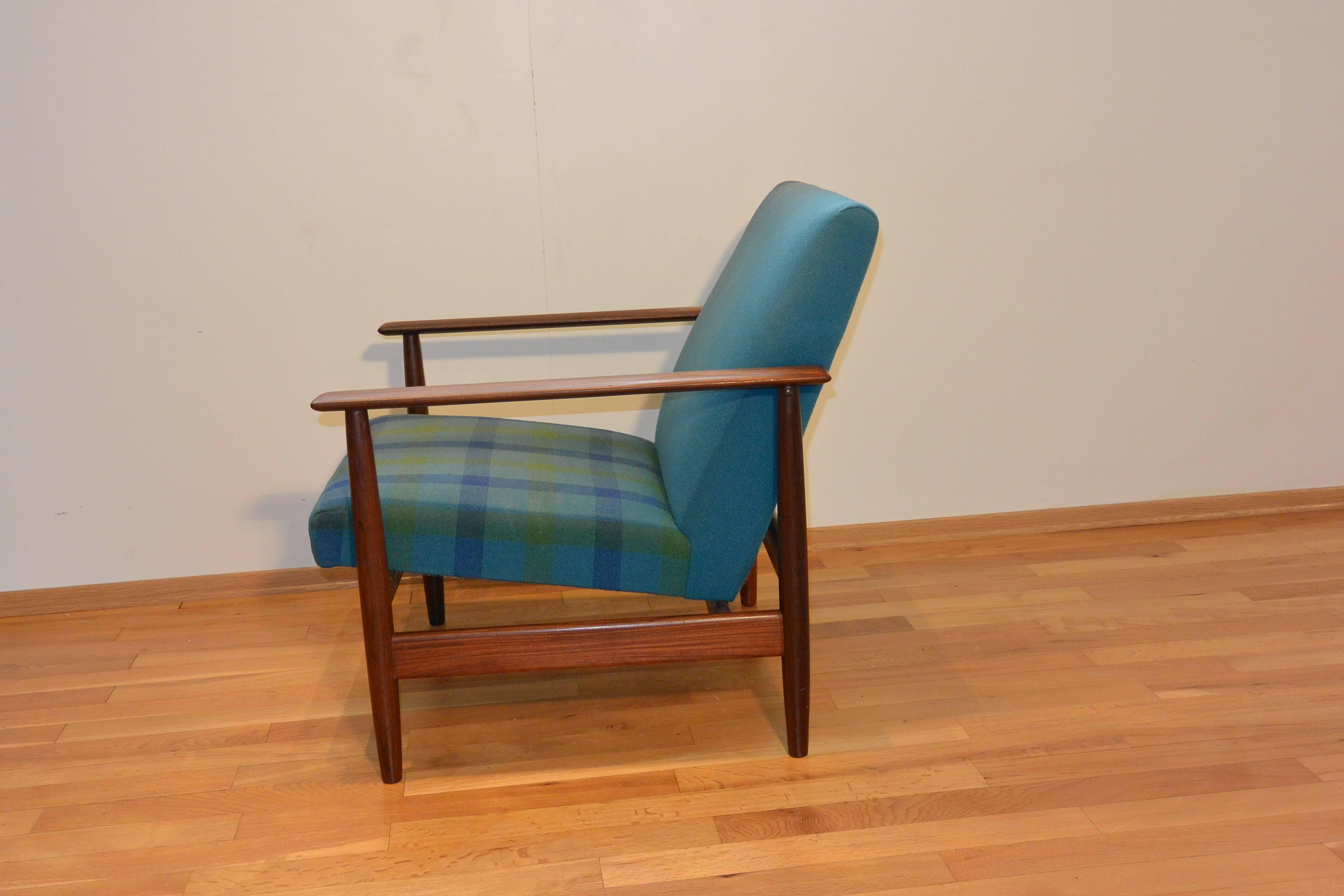 Norwegian Blue Svane Combina Lounge Chair Ingmar Relling