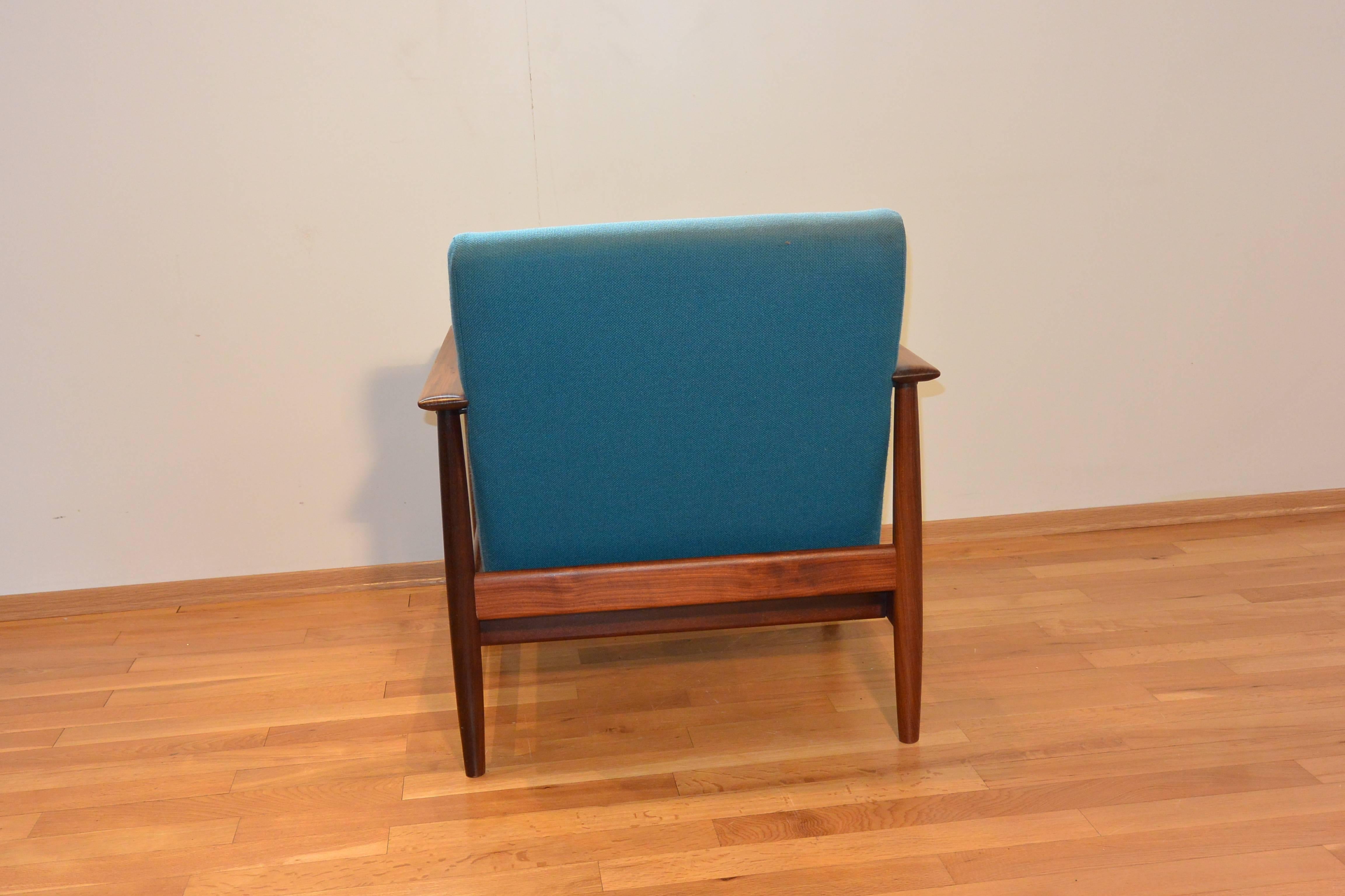 Woodwork Blue Svane Combina Lounge Chair Ingmar Relling