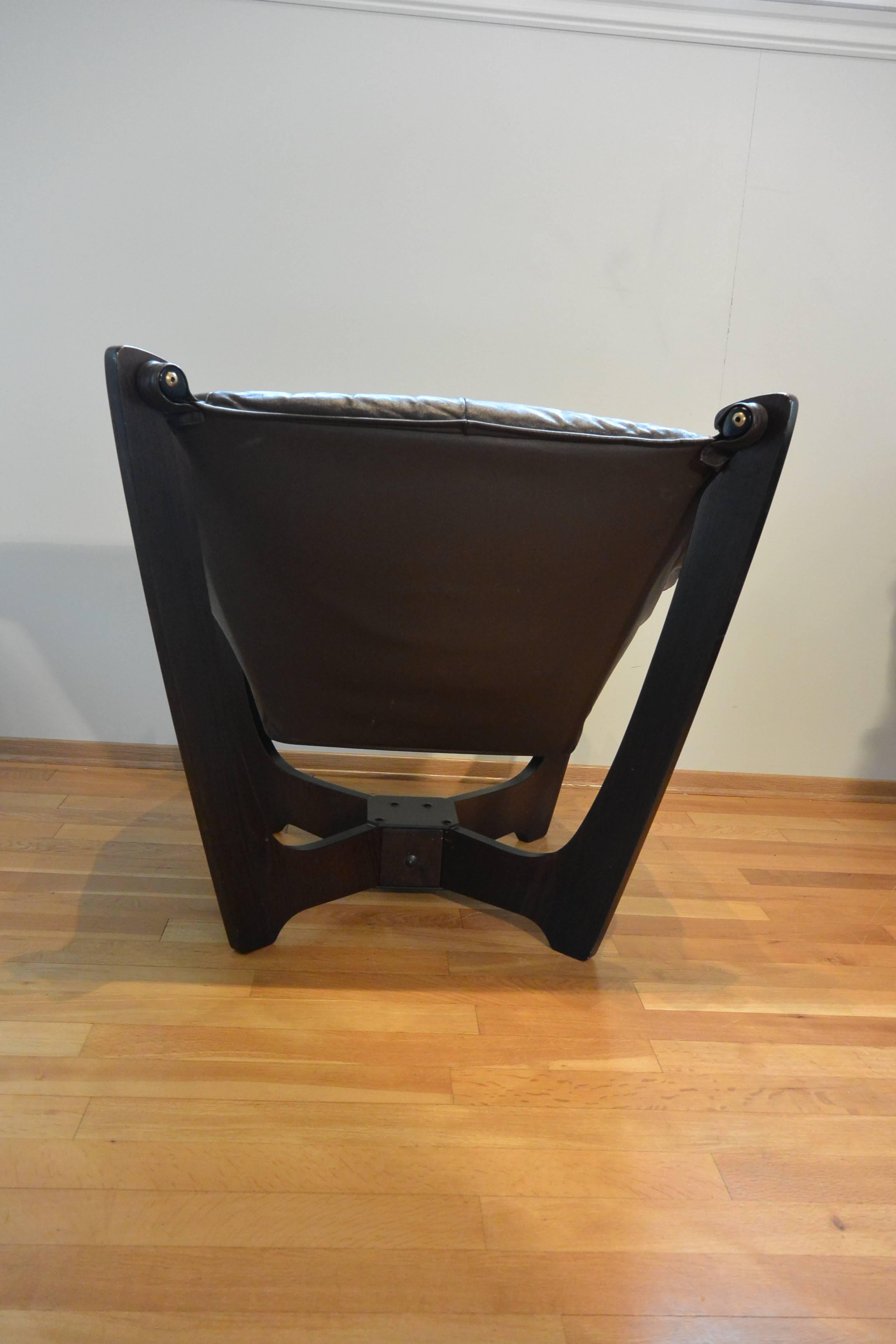 Laminated Leather Luna Chair Lounge Set of Four