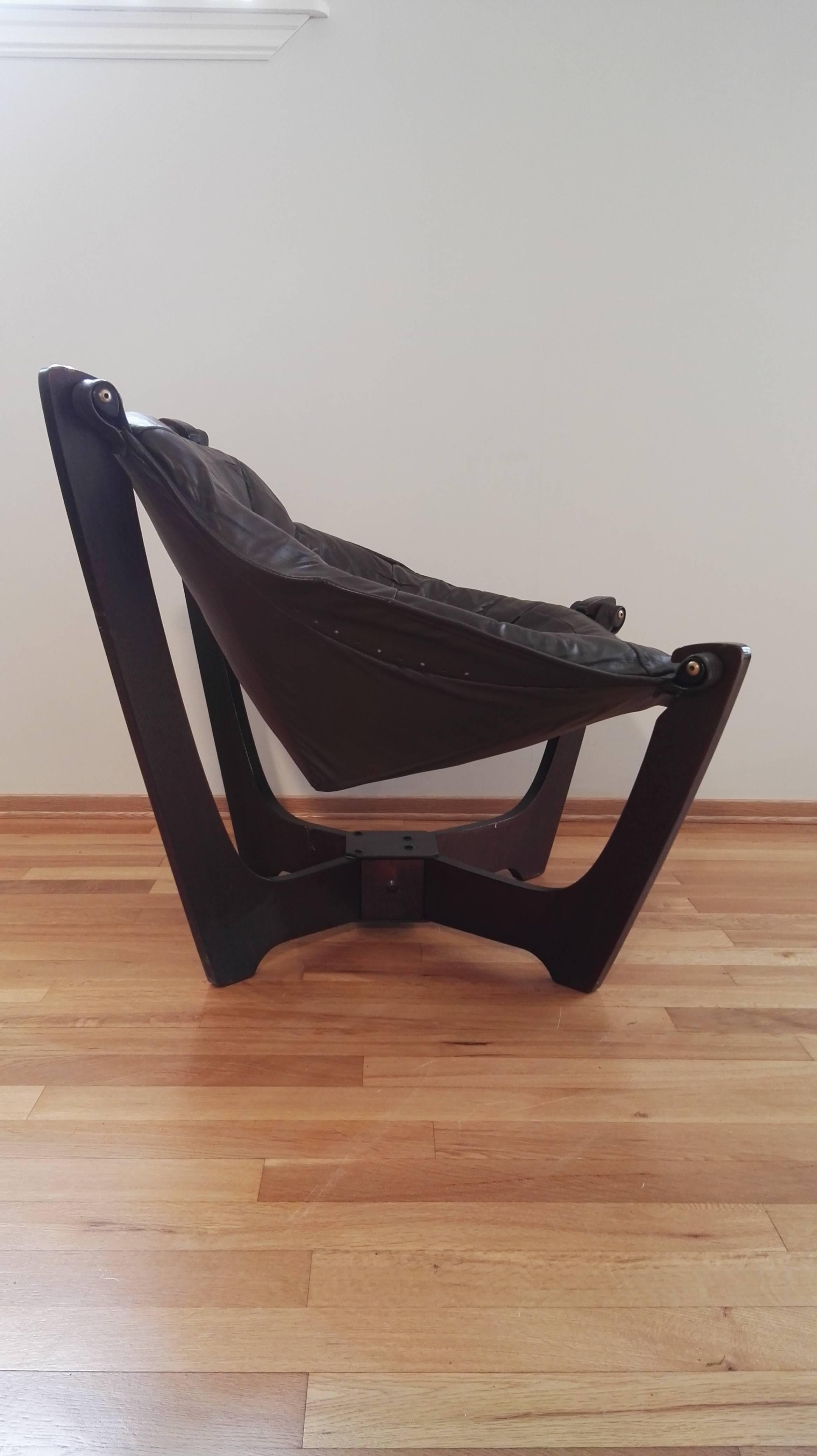 Leather Luna Chair Lounge Set of Four 1