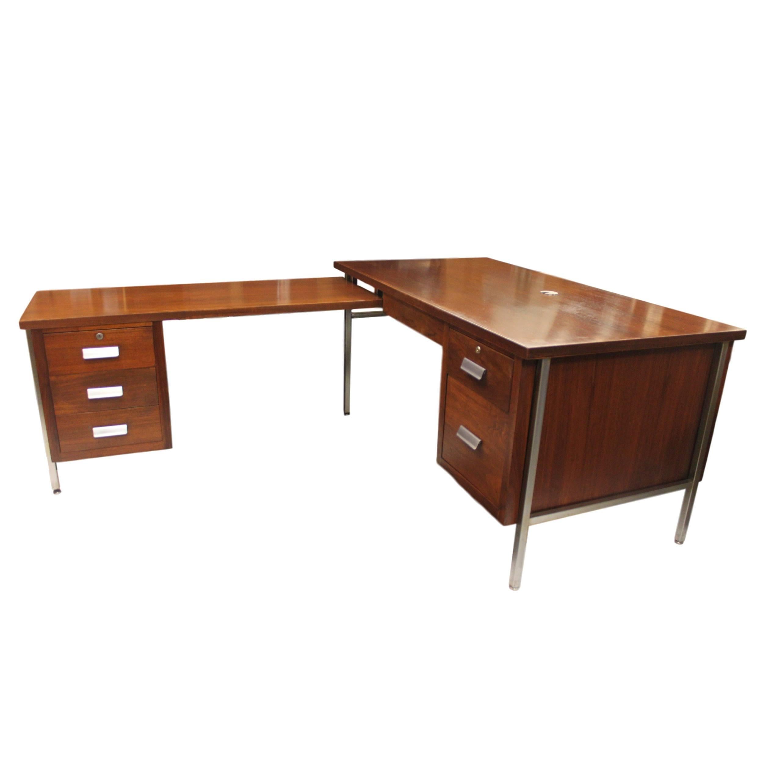 steelcase desk vintage
