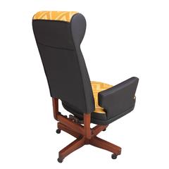 Vintage 1960s Mid-Century Modern Executive Desk Swivel Chair by Gunlocke