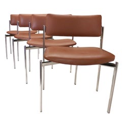 Ensemble de quatre chaises de salle à manger Ilmari Tapiovaara Kiki pour Stendig, de style moderne du milieu du siècle dernier