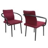 Pair of 1980s Ettore Sottsass Mandarin Side Chairs for Knoll