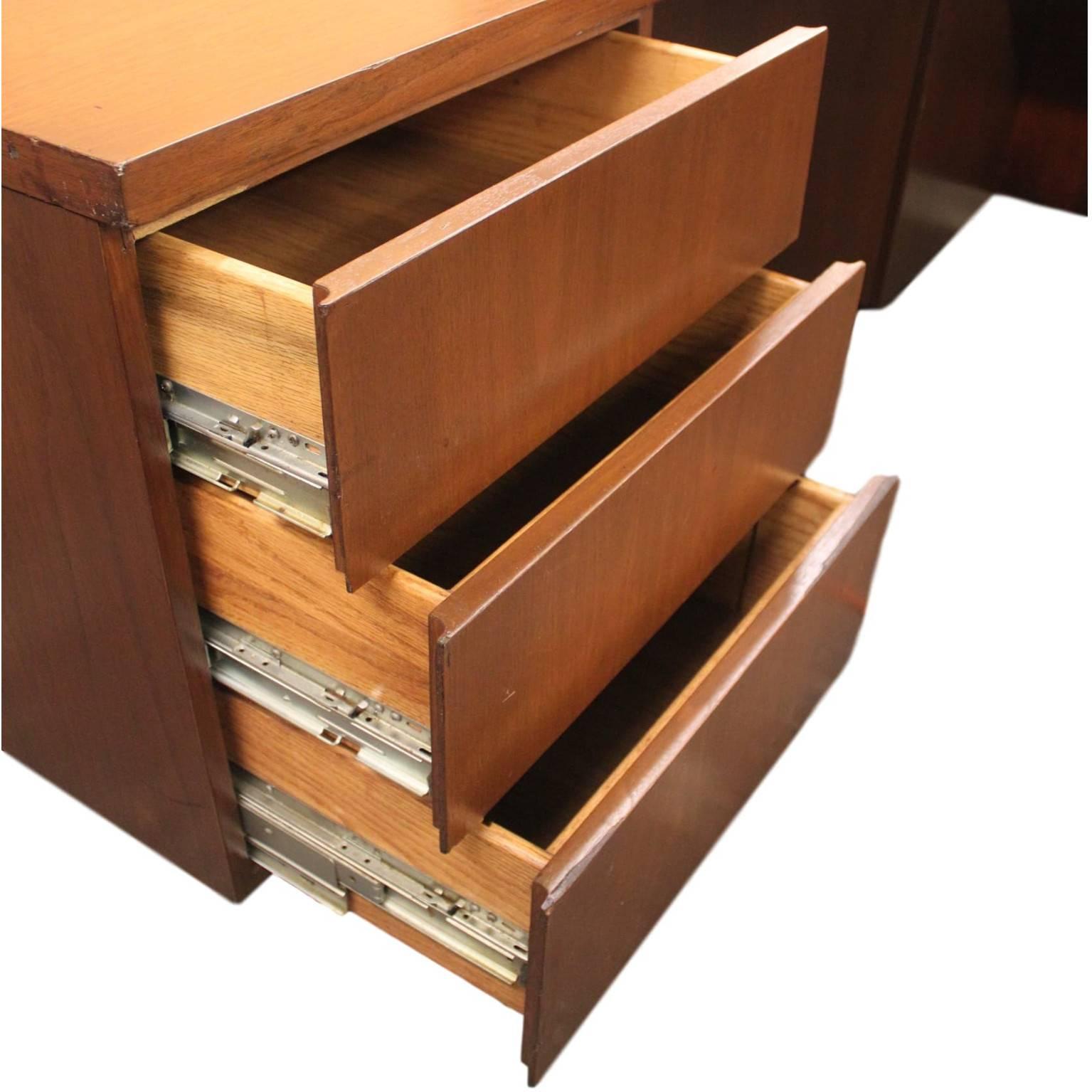 Mid-Century Modern Terrazzo Top Executive Desk from Playboy Offices in Chicago 3