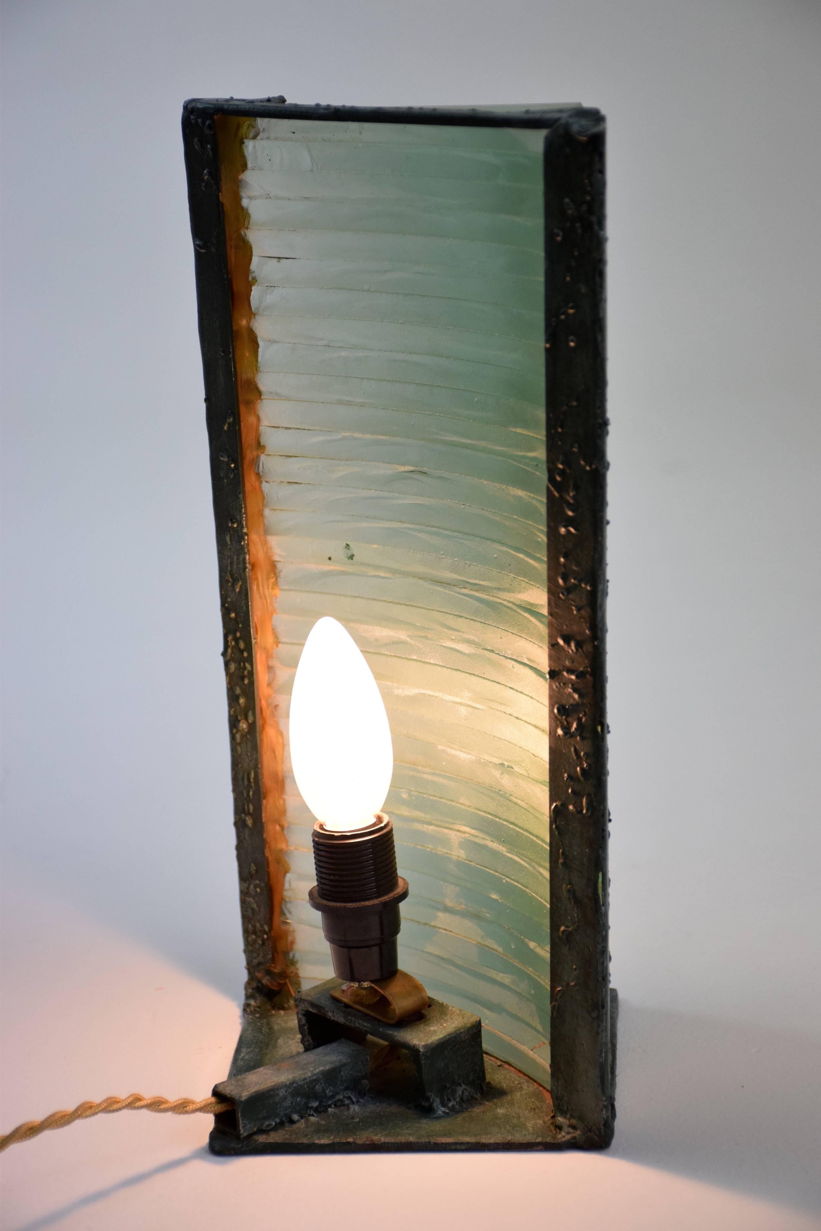 French Vintage Modernist Lamp by Marco de Gueltzl, 1980s For Sale 5