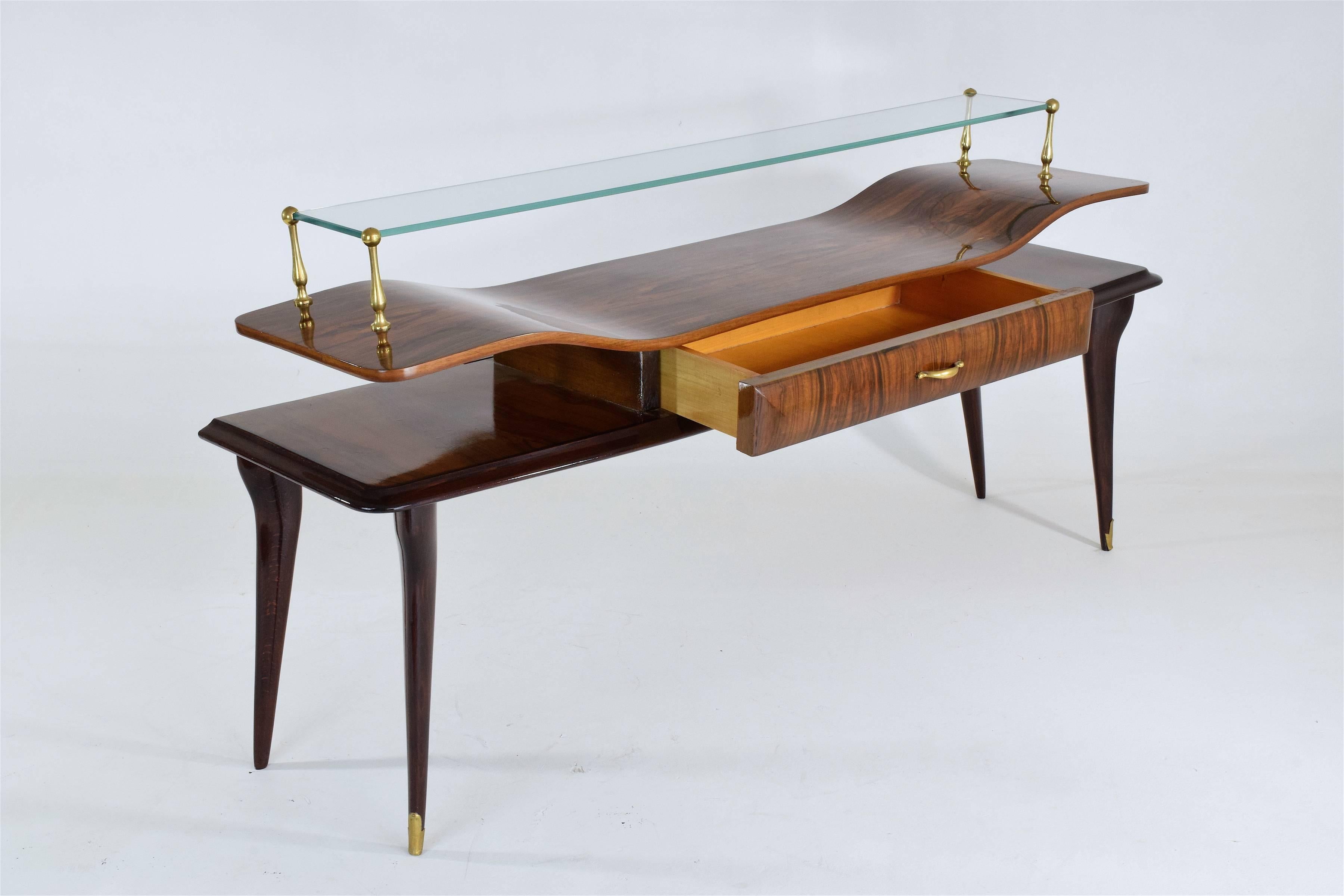 Mid-Century Modern Italian Mid-Century Console Table or Sideboard, 1950's