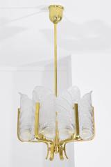 Murano Glass Chandelier by Carl Fagerlund for Orrefors, 1960's