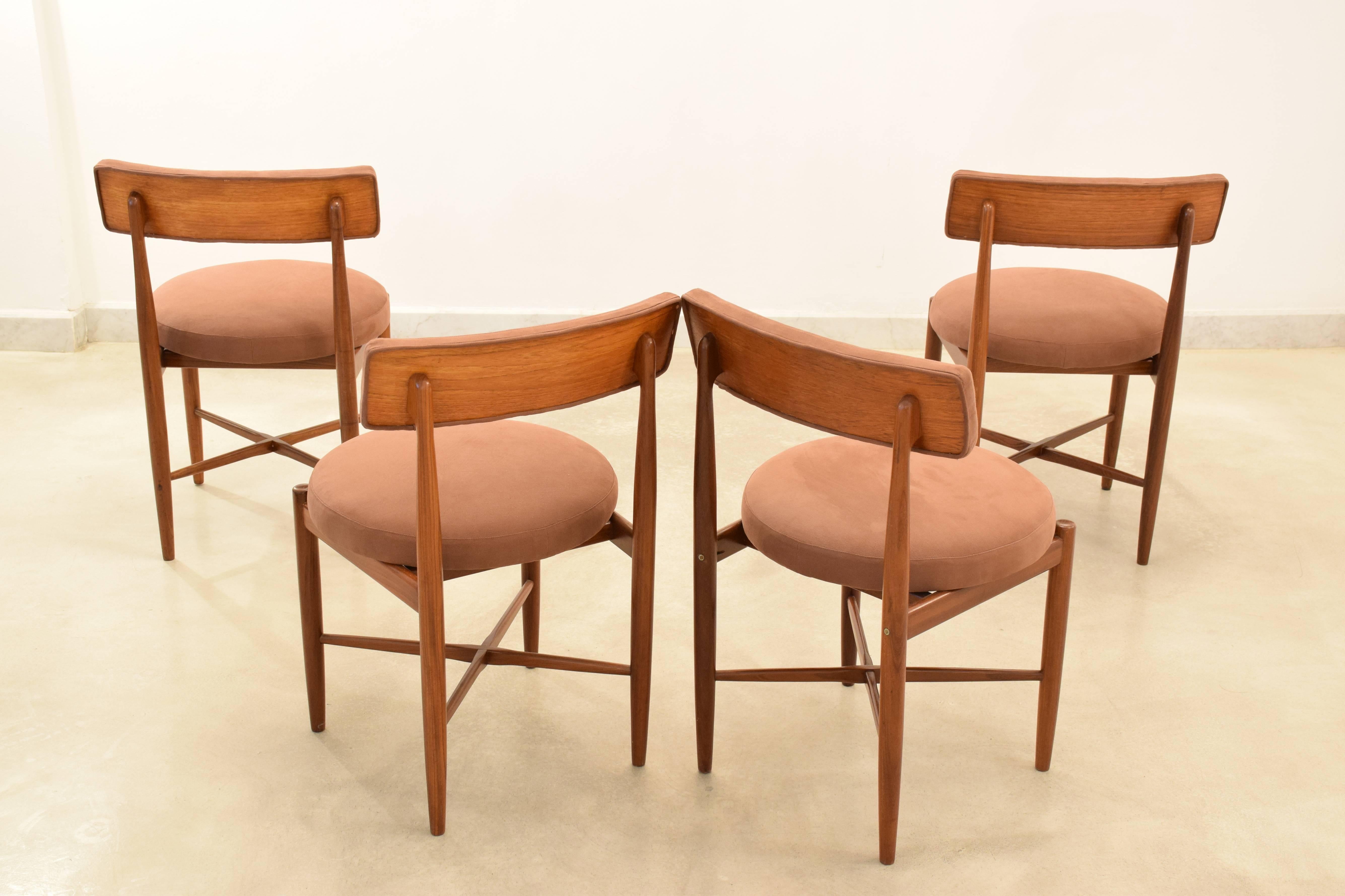 British Mid-Century Teak Dining Chairs by G-Plan