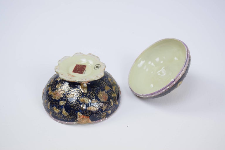 Antique Japanese Meiji Period Satsuma Trinket Pill Boxes For Sale at 1stdibs