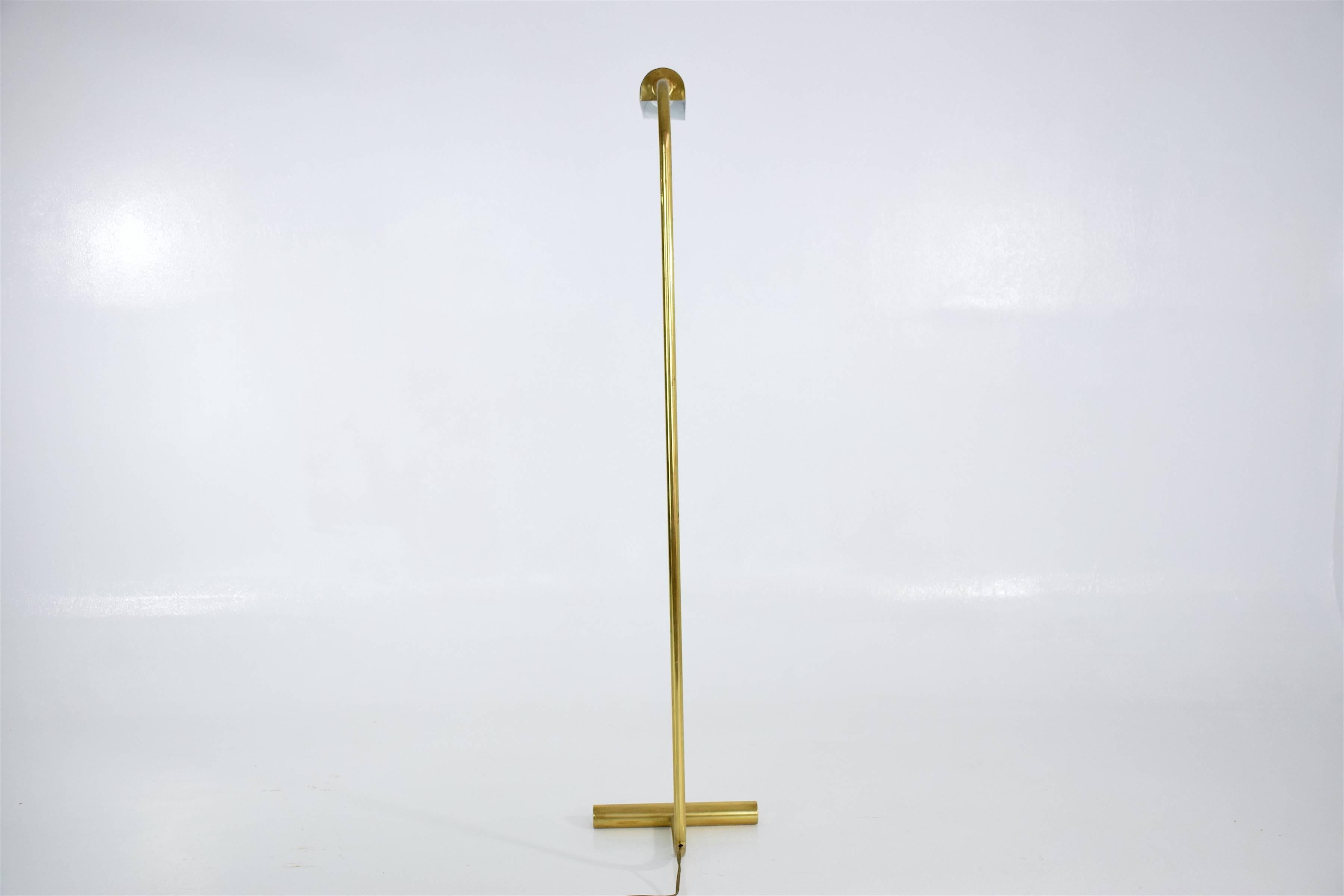 Mid-Century Modern 20th Century French Brass Floor Lamp by Christian Liaigre, 1990's 