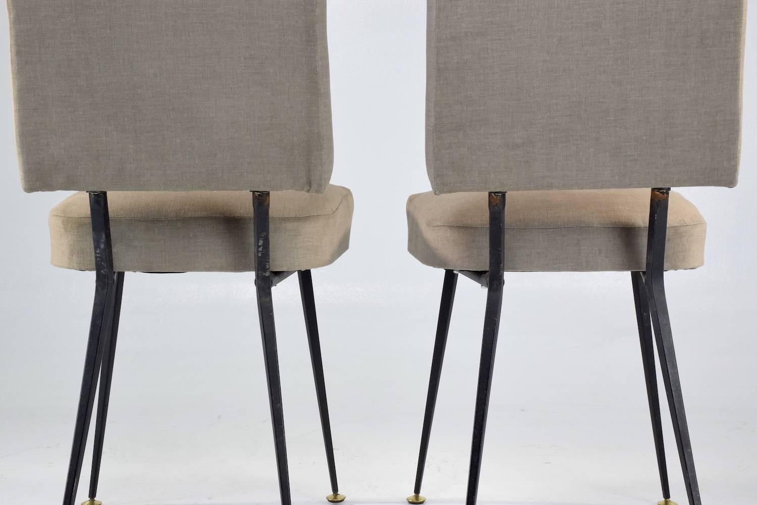  Pair of French Mid-Century Chairs  1