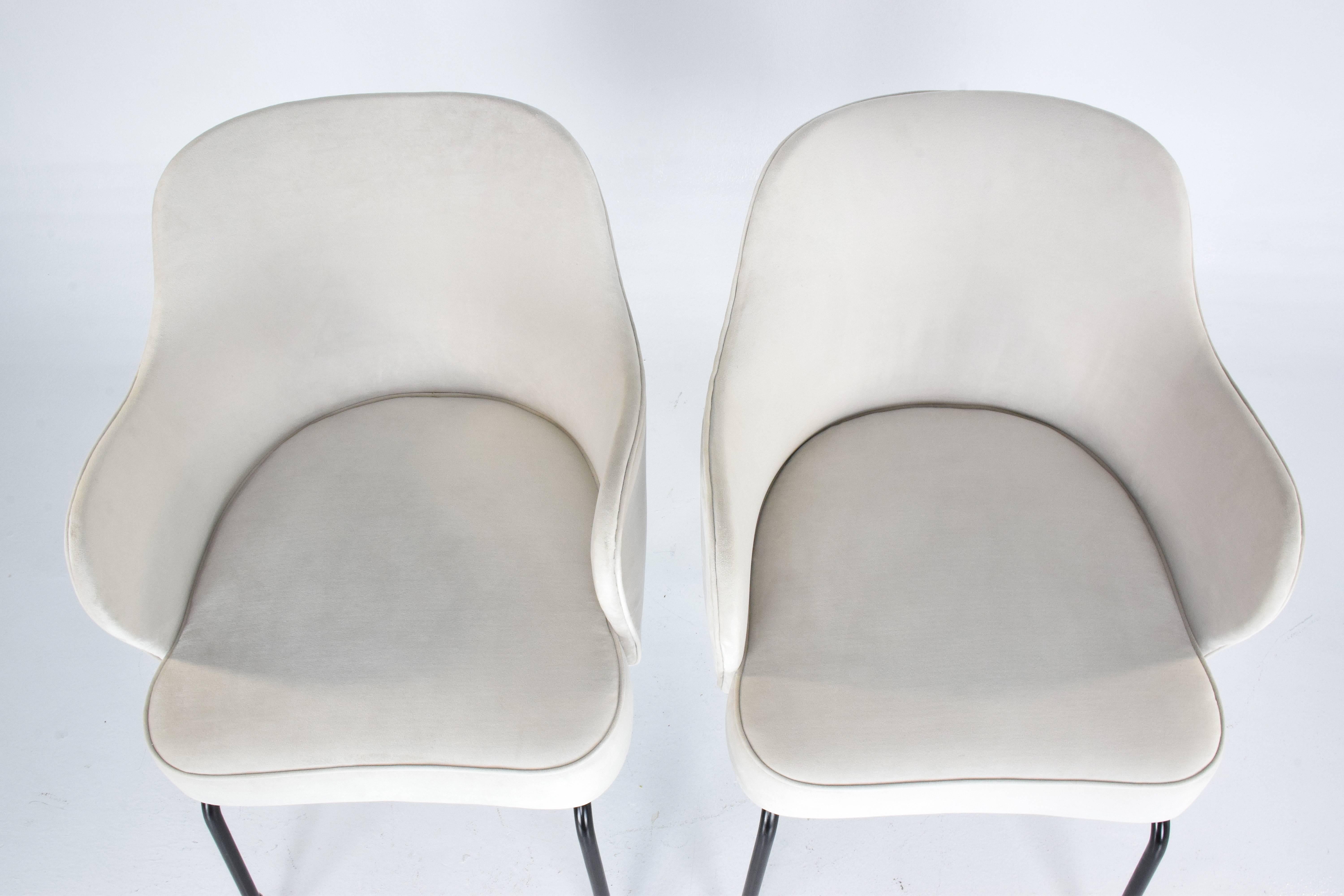 Italian Vintage Mid-Century Armchairs, Set of Two, 1950's  For Sale 5