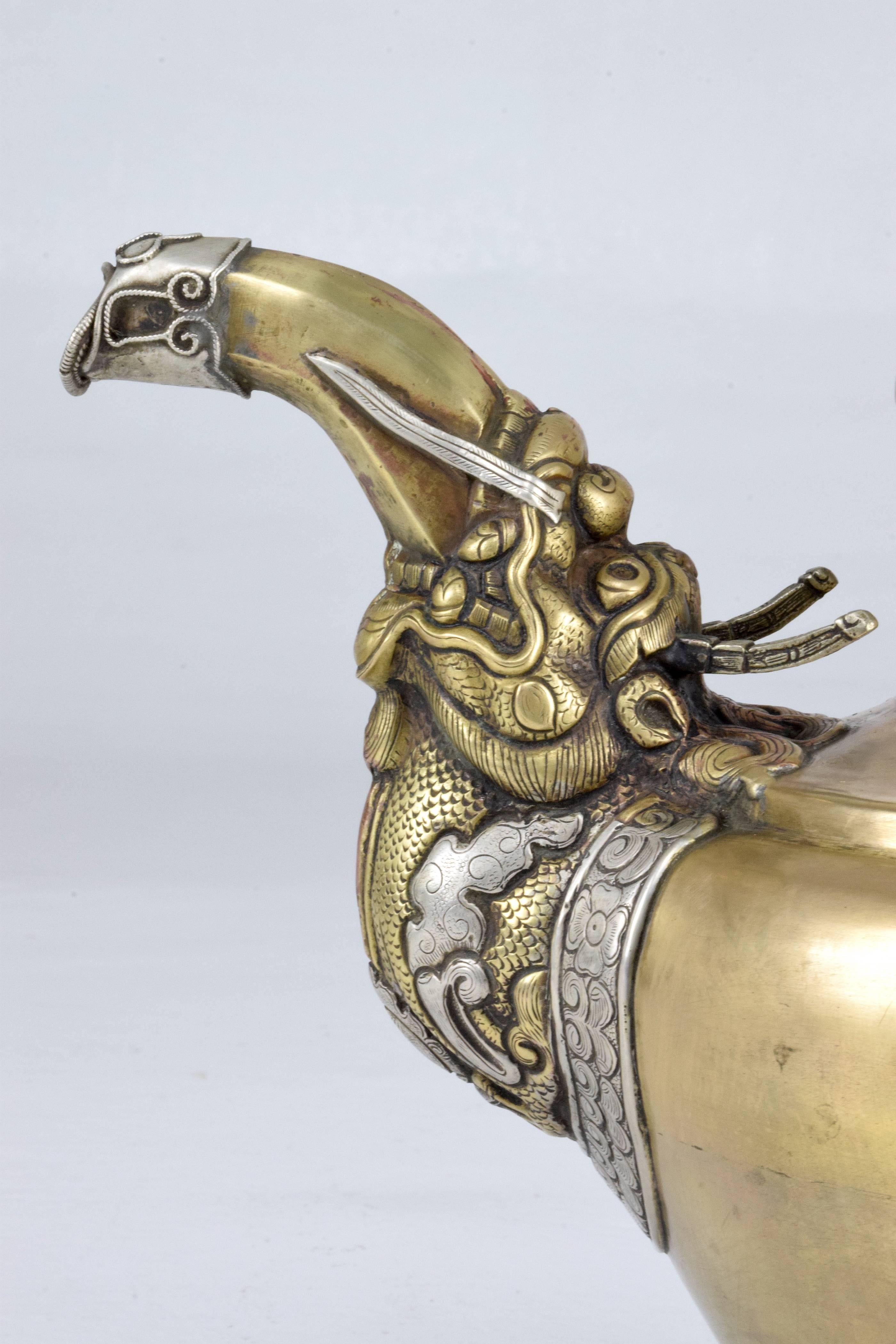 antique tibetan teapot