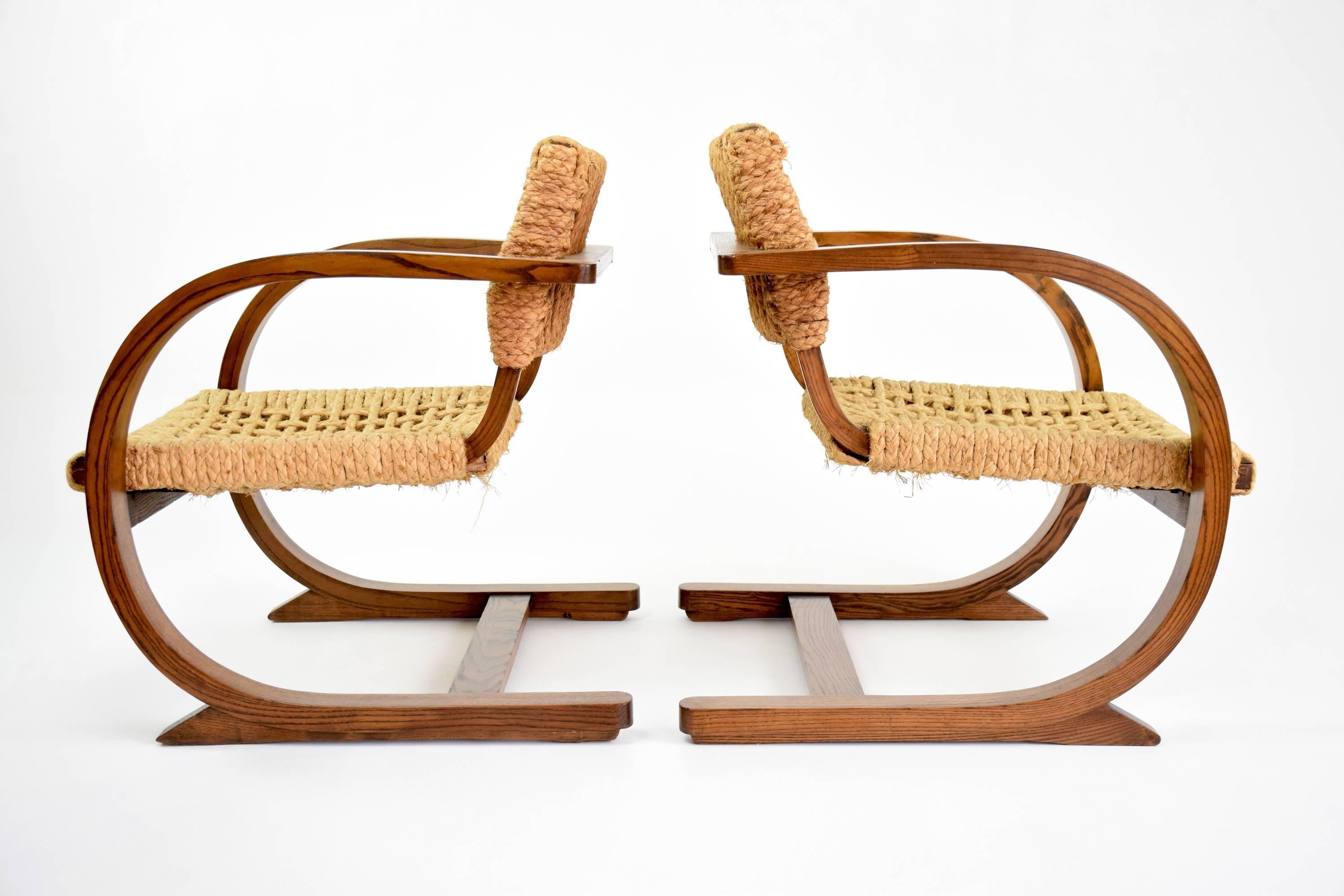  Dutch Art Deco Armchairs by Bas Van Pelt, 1930's  2