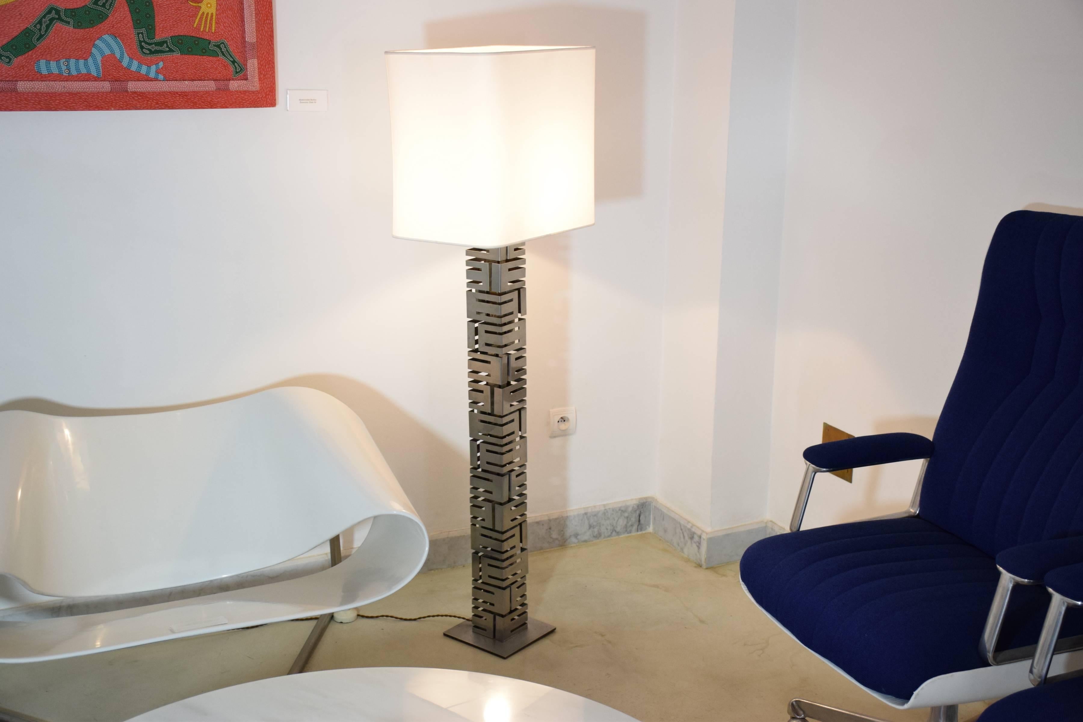 20th Century Vintage Floor Lamp by Curtis Jere, 1970's  4