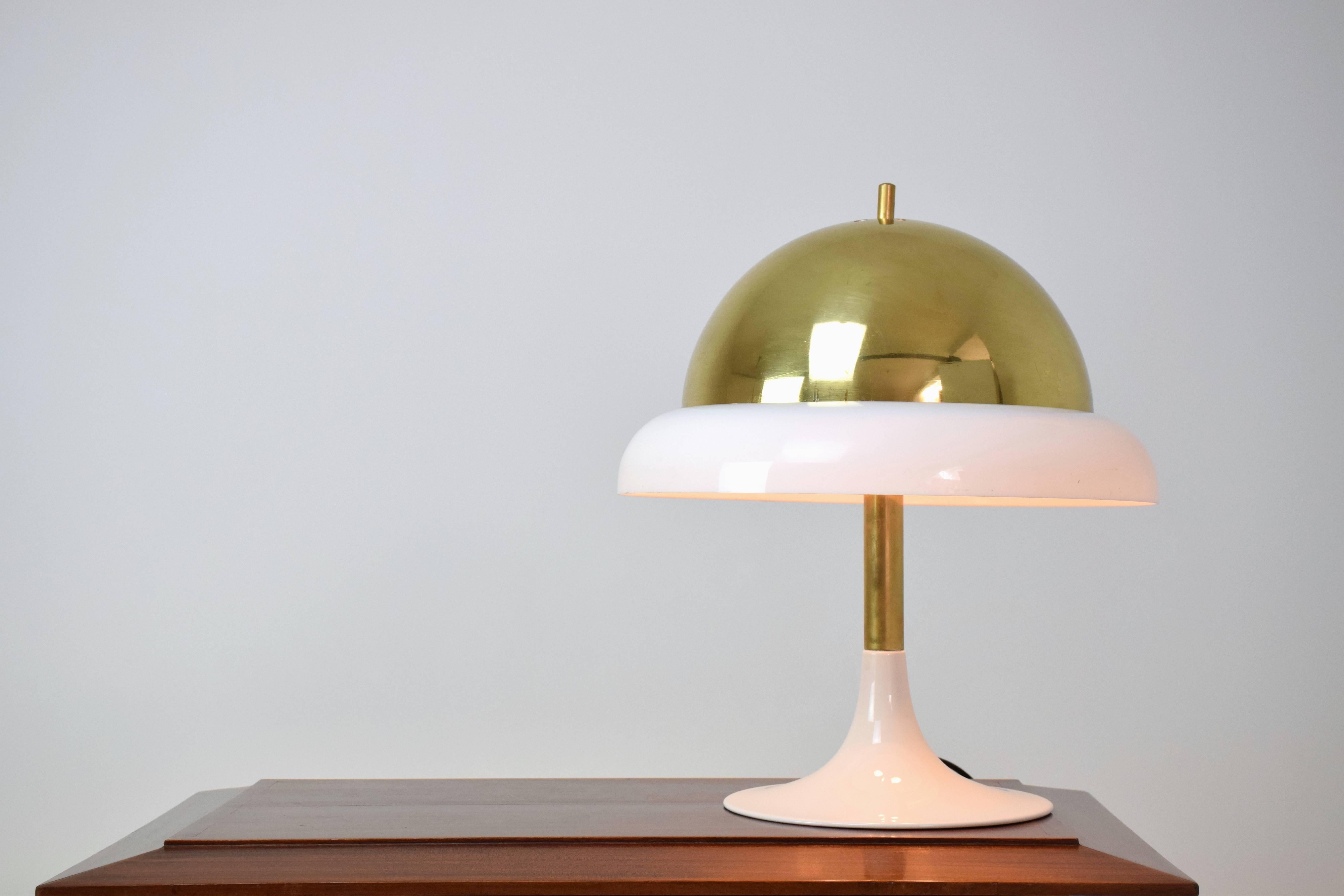 Brass Italian Table Lamp by Goffredo Reggiani, 1960's