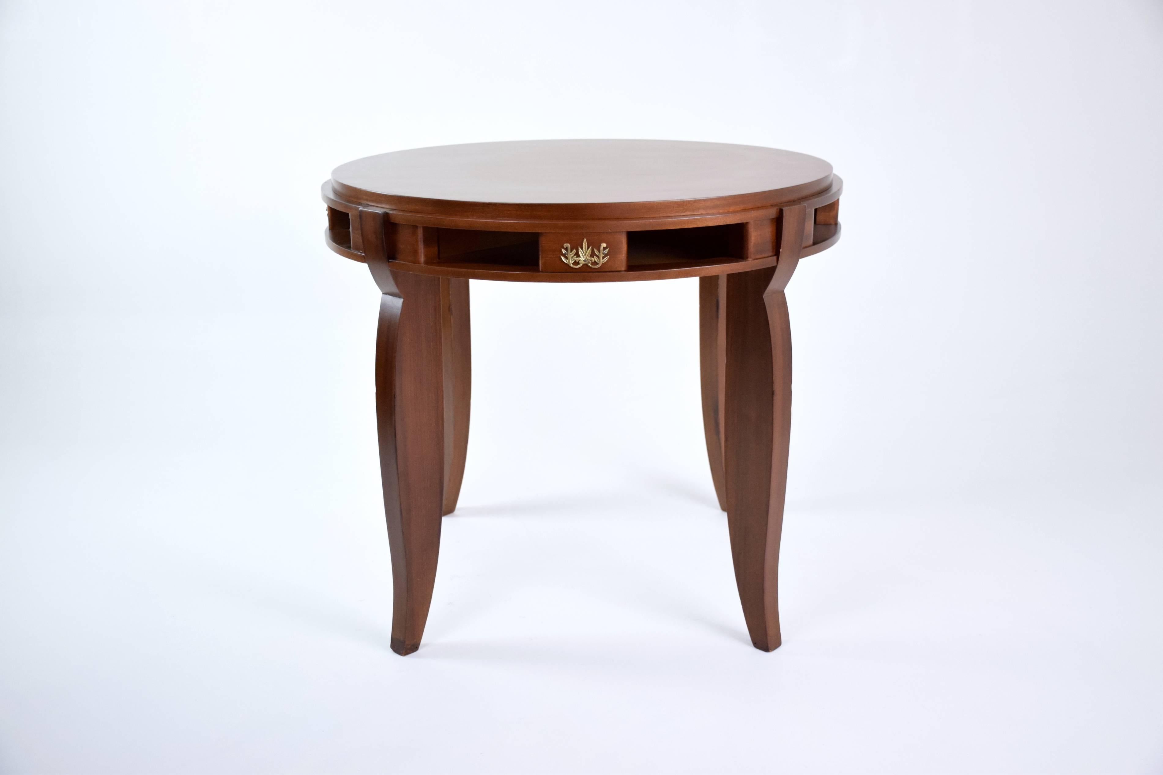 Mid-20th Century French Art Deco Game Table by Jules Leleu, 1930's