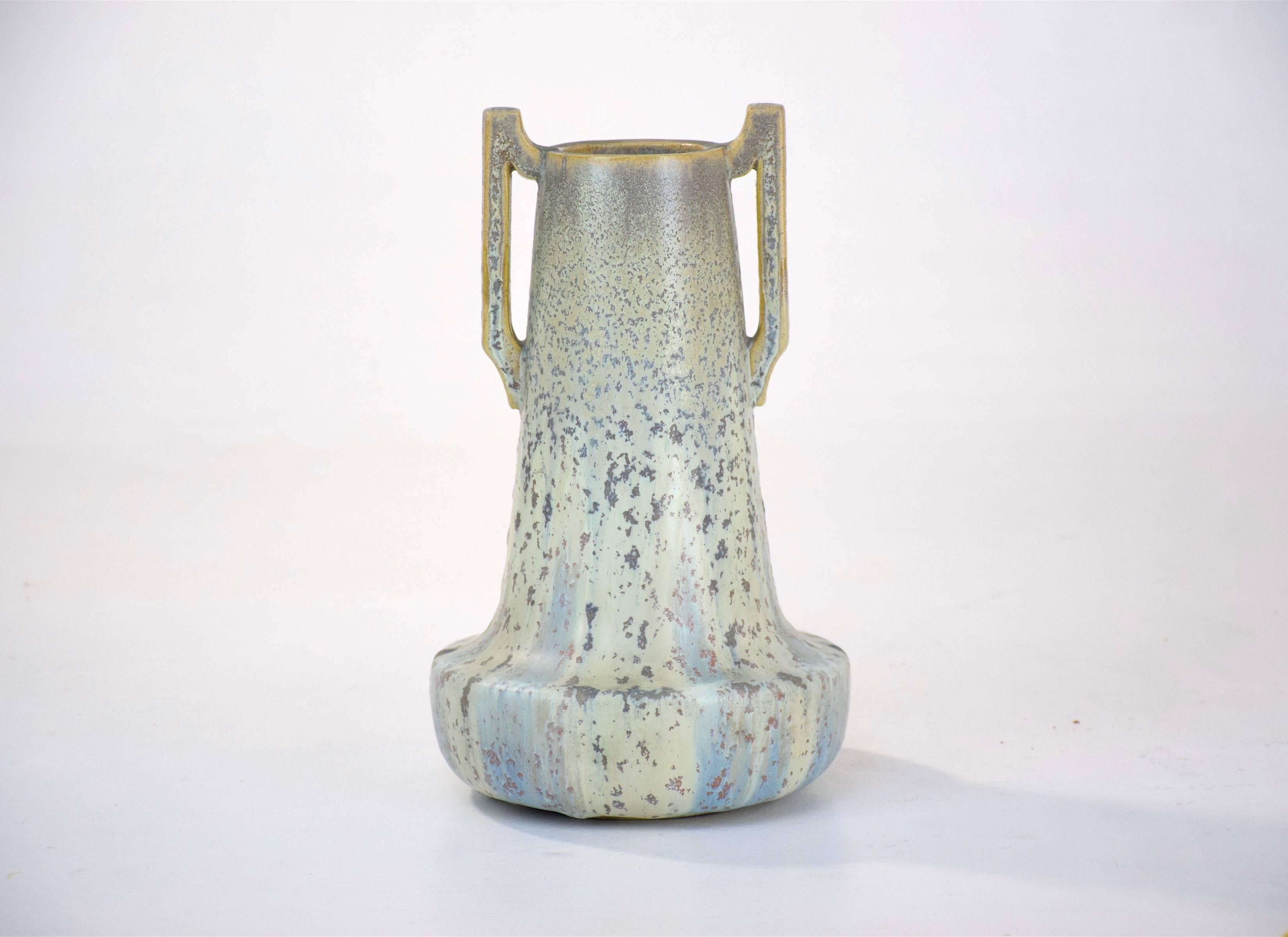 Antique Art Nouveau Sandstone Vase by Jean Langlade, France 3