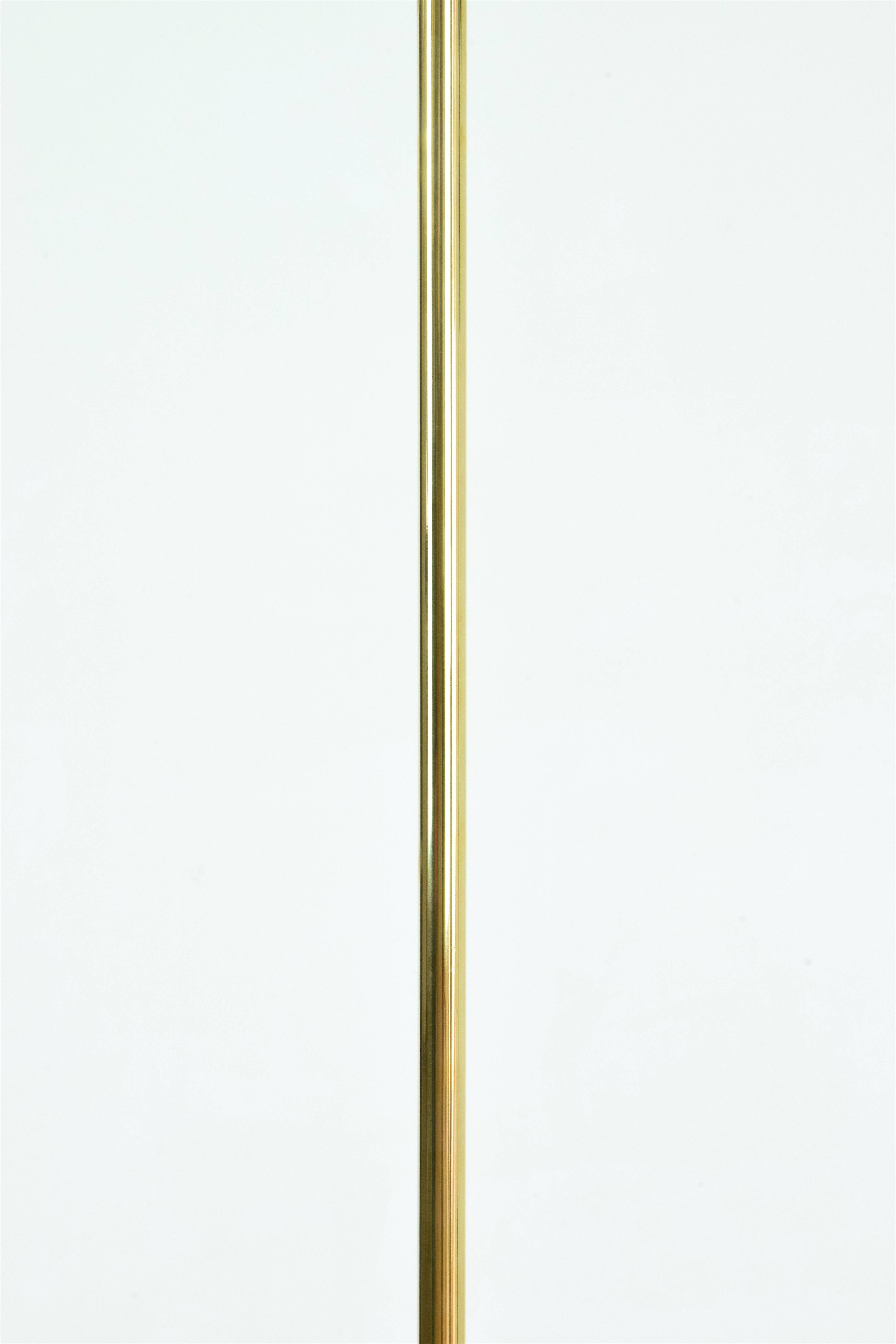 IDO.F2 lampadaire contemporain en osier et marbre, collection Flow en vente 4