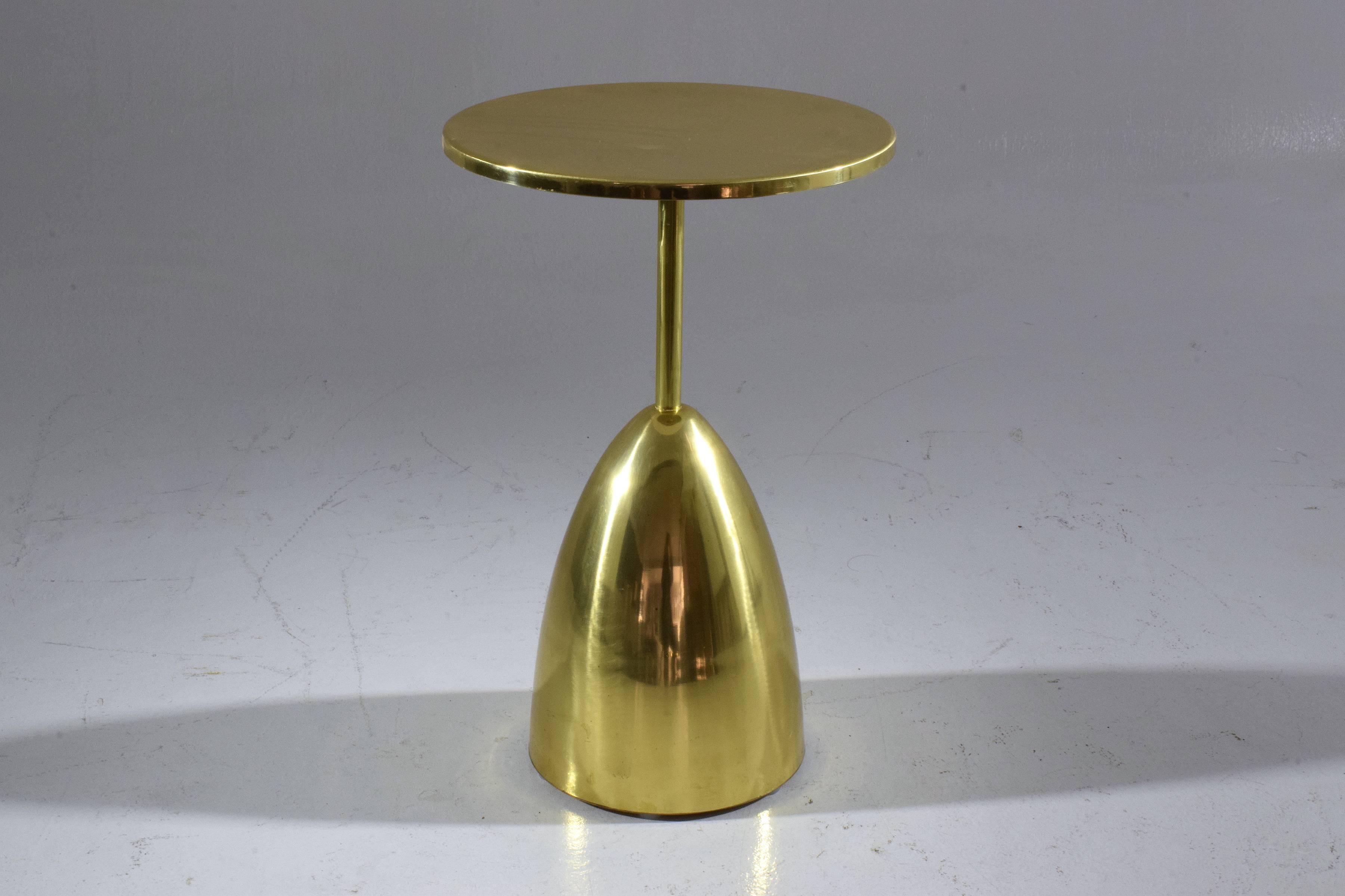 Or-Ora Custom Brass Table by Jonathan Amar Studio  For Sale 2