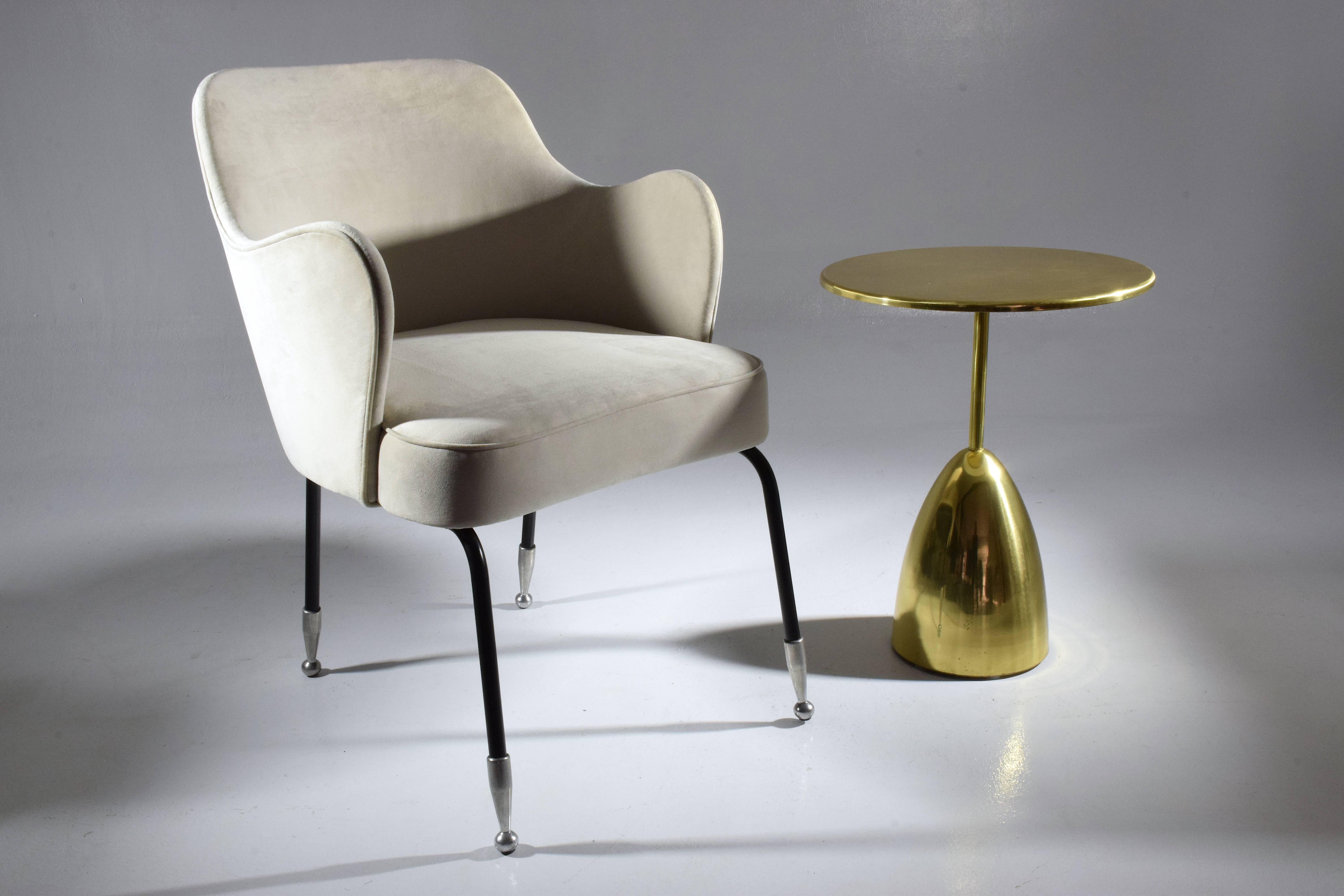 Contemporary Or-Ora Custom Brass Table by Jonathan Amar Studio  For Sale