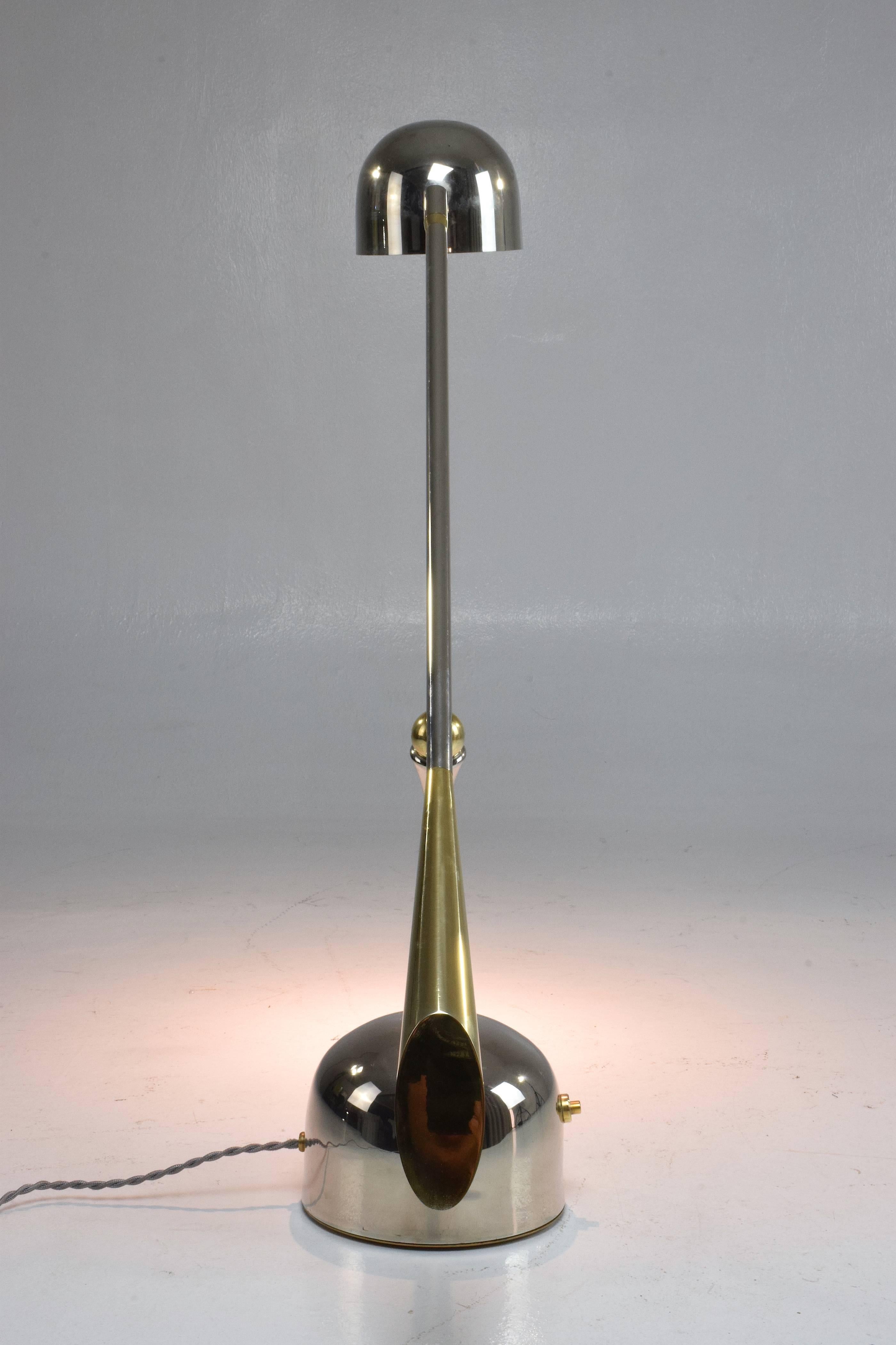 Continuum-II Contemporary Brass Double Articulating Lamp 1