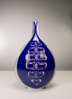 Jarrón moderno danés de porcelana Royal Copenhagen Inge-Lise Koefoed Tenera, años 60