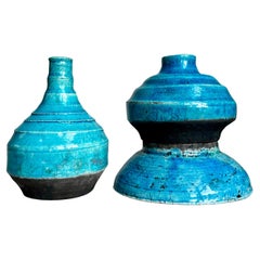 Persson Stoneware Vases, Set of 2, 1960s