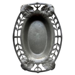 Antique 1900s Orivit Art Nouveau Floral Vide-Poche, Germany