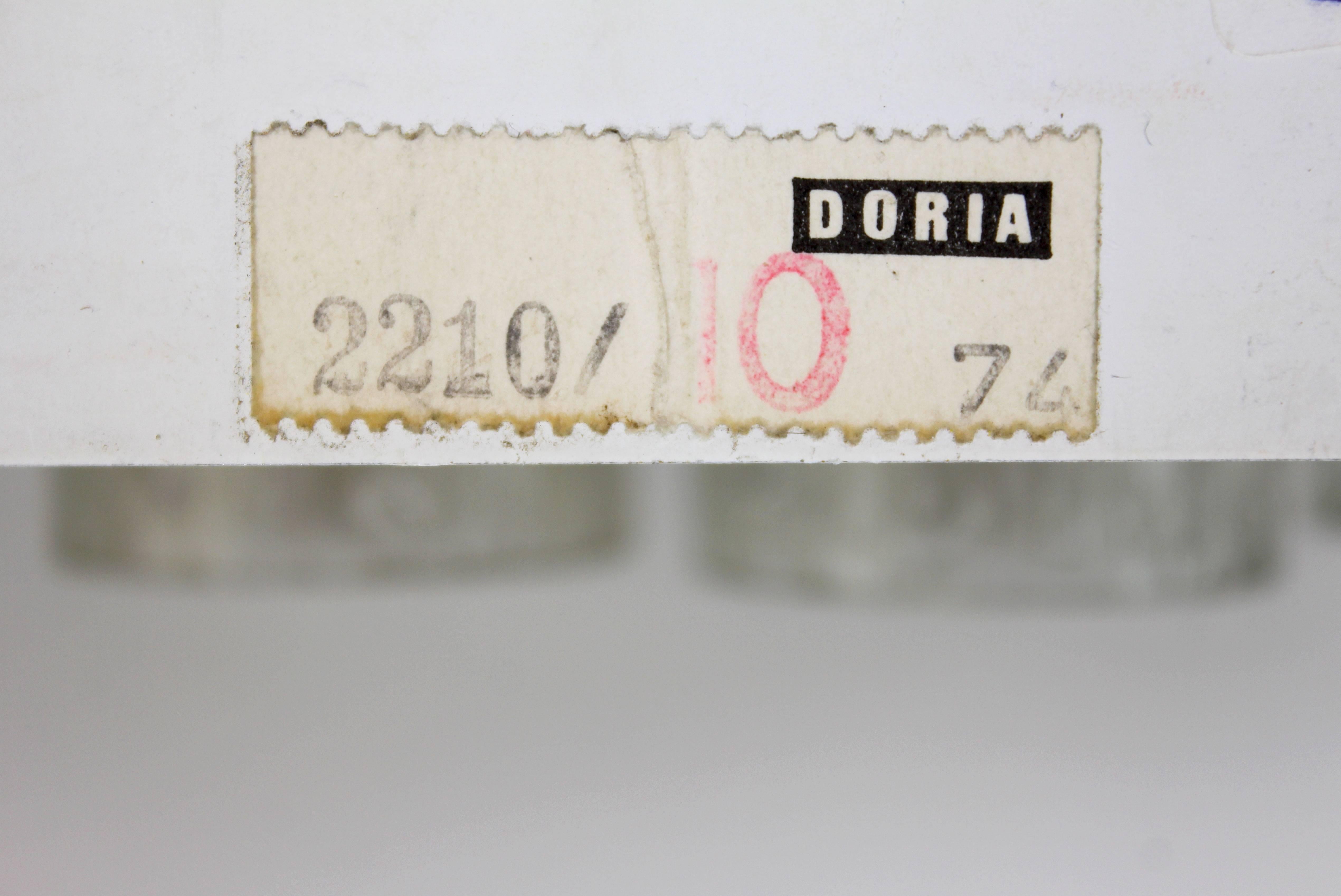 Doria Murano Ice Glass Tube Wall Light, 1960s In Good Condition For Sale In Copenhagen, DK