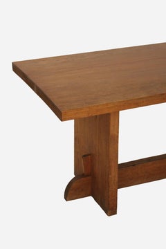 Axel Einar Hjorth 'Lovo' Table and Eight 'Utö' Chairs, Oregon Pine, Iconic.