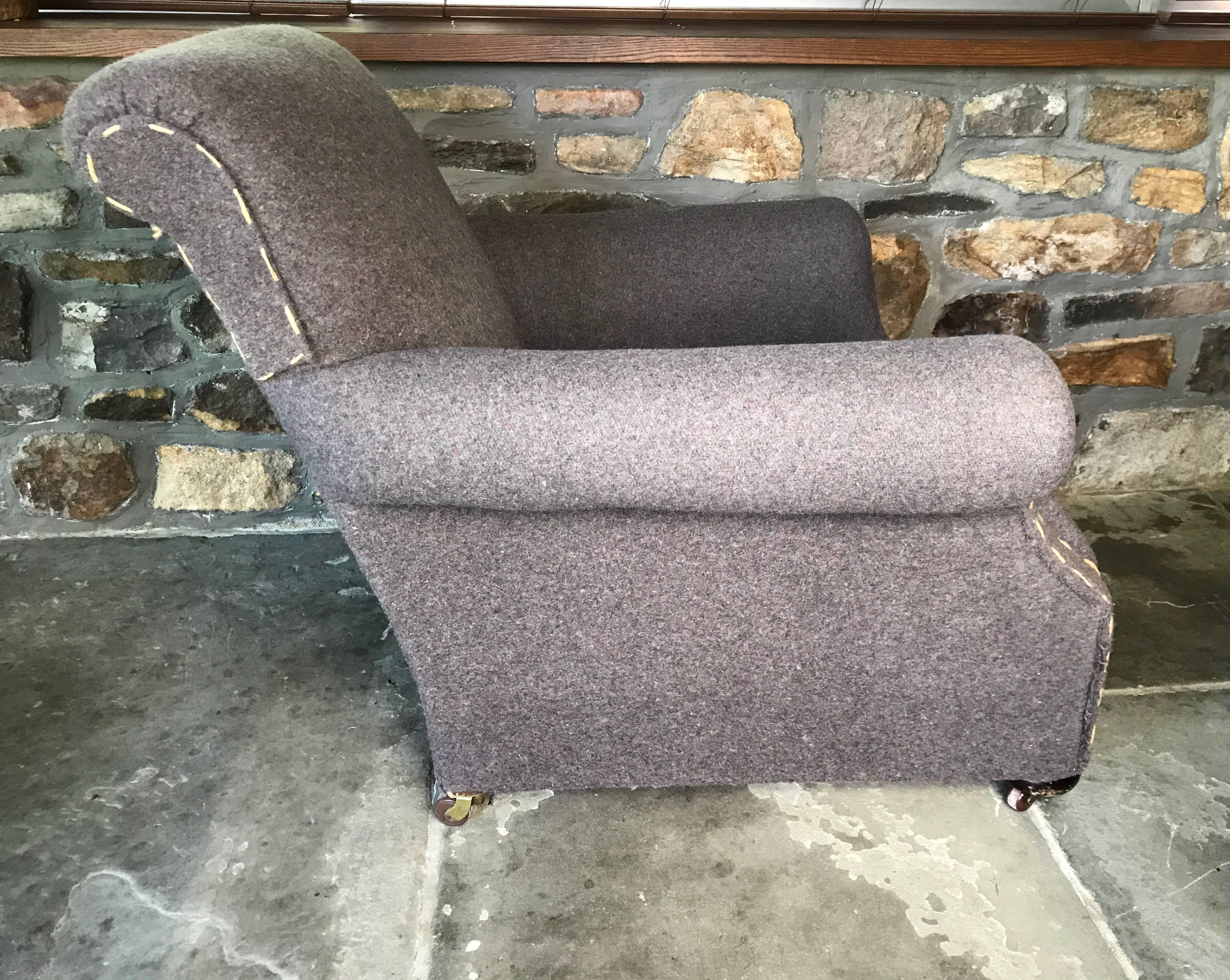 english rolled arm chair