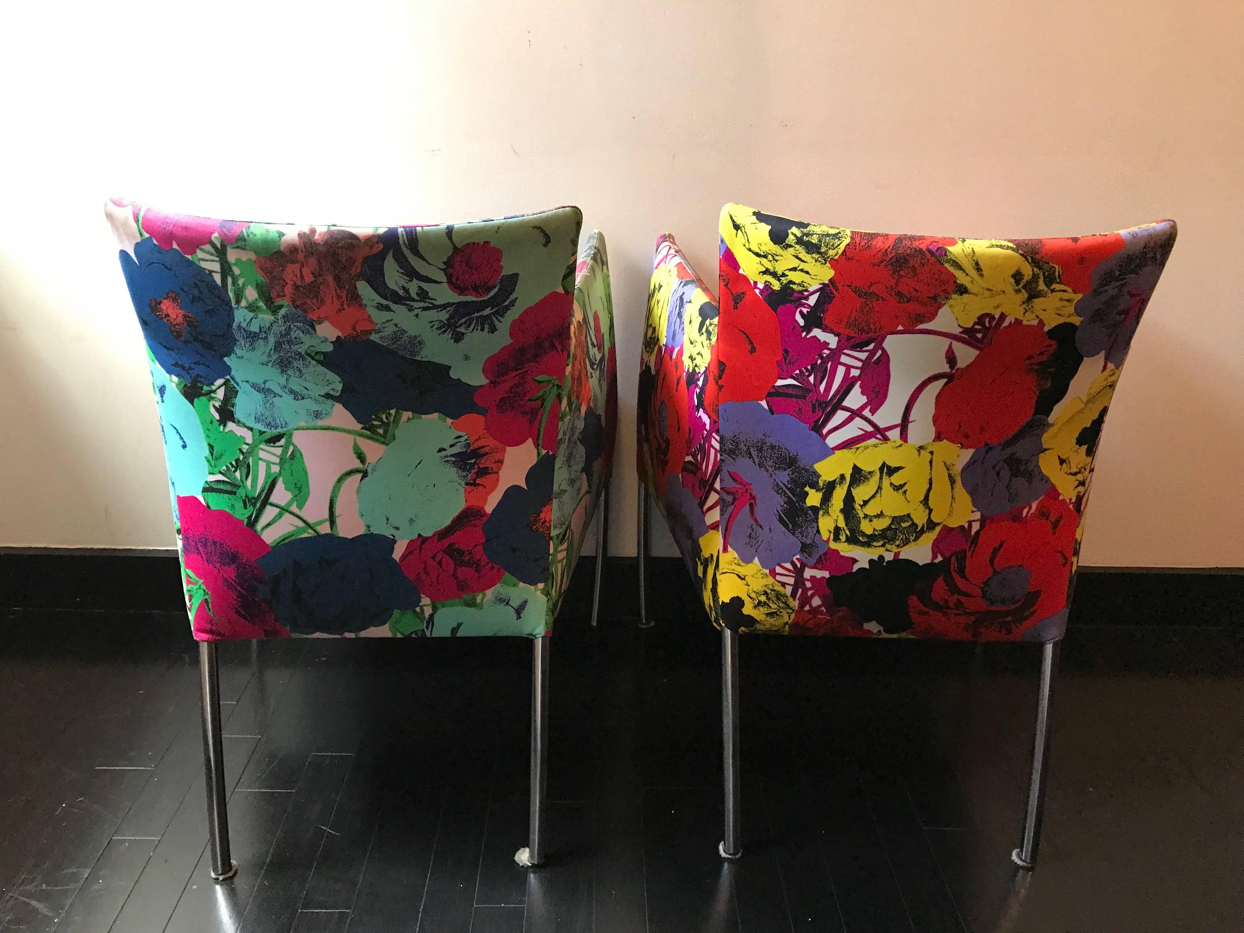 Modern Pair of Chairs from the Versace Showroom, 1990s