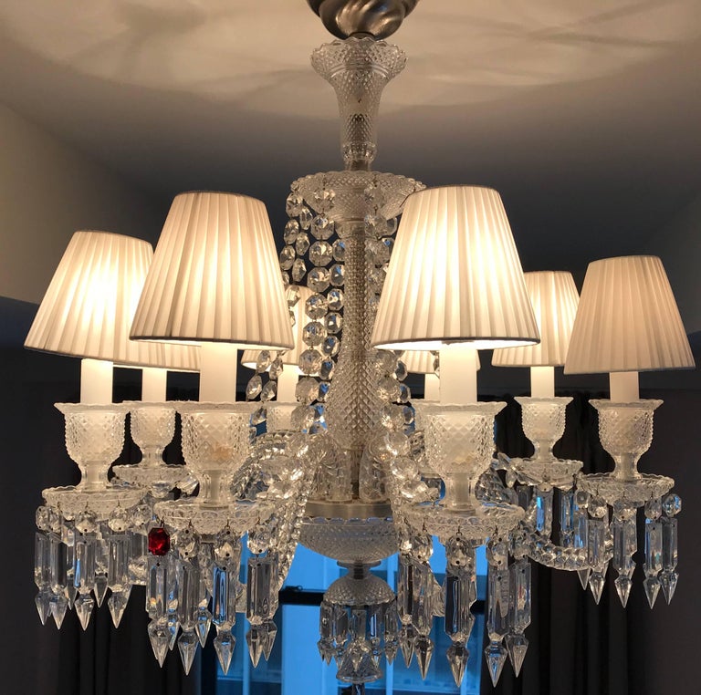 Baccarat Zenith Eight Light Chandelier At 1stdibs Baccarat Zenith Eight Light Chandelier, Baccarat Zenith 24 Light Chandelier Review