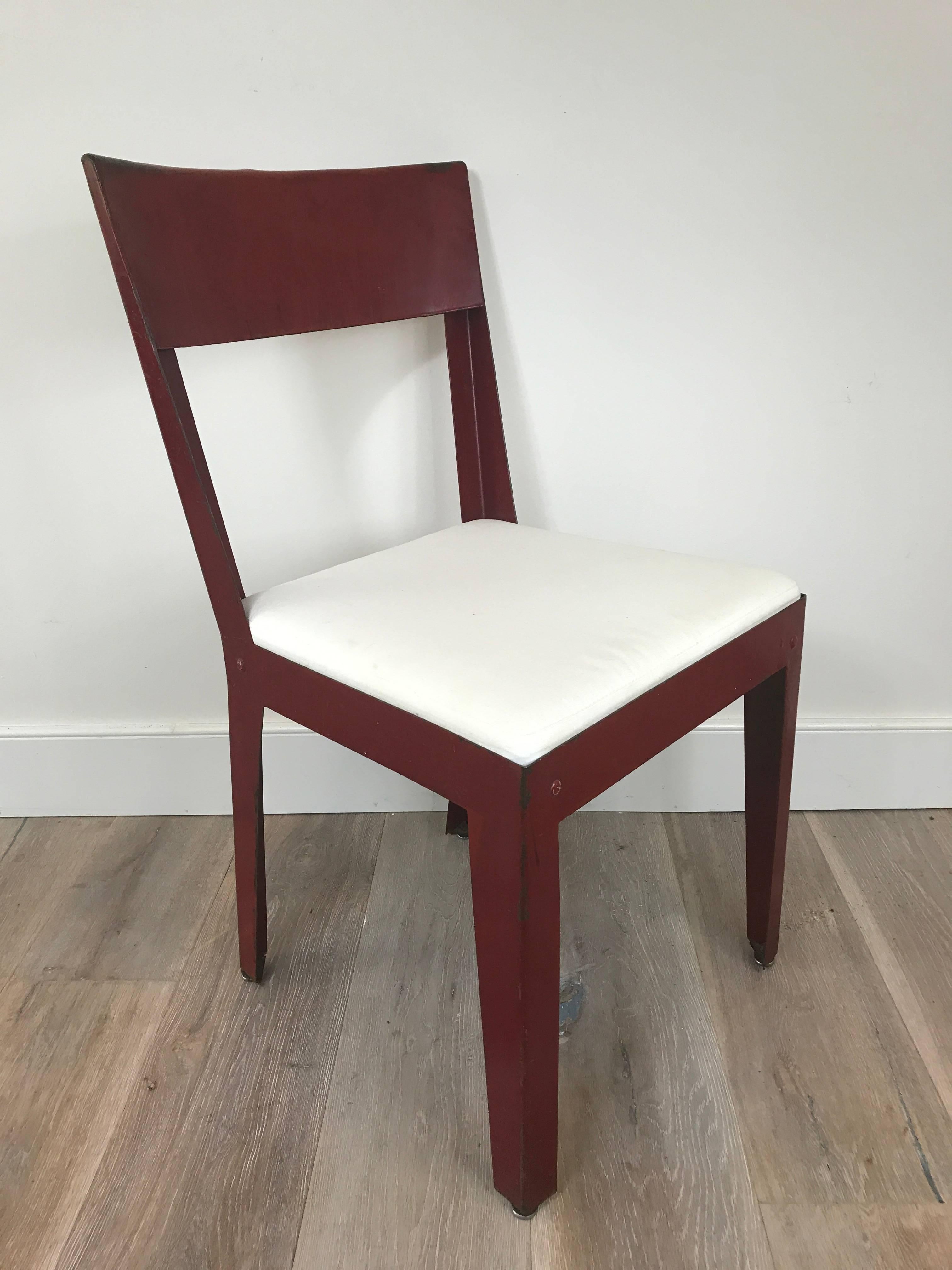 Mid-Century Modern Jean Prouvé Side Chair For Sale