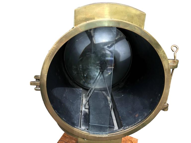 Massive WWII Searchlight by Carlisle and Finch For Sale at 1stdibs
