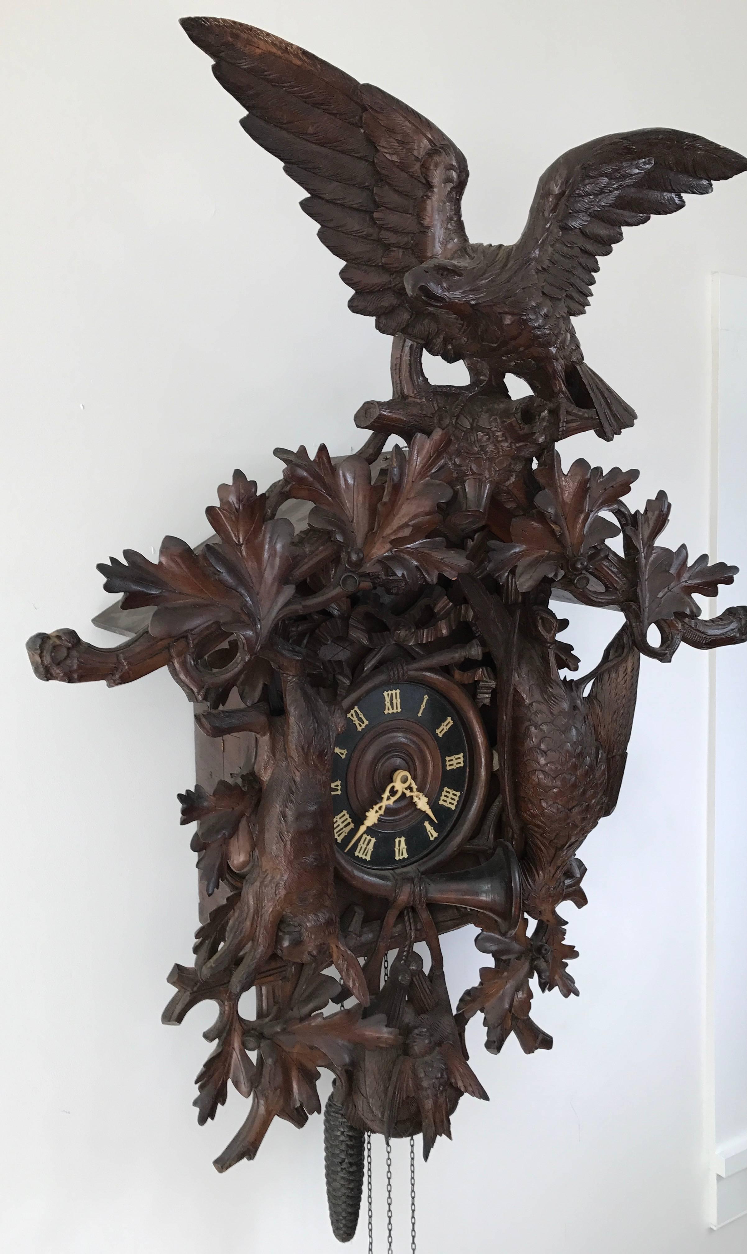 large black forest cuckoo clock