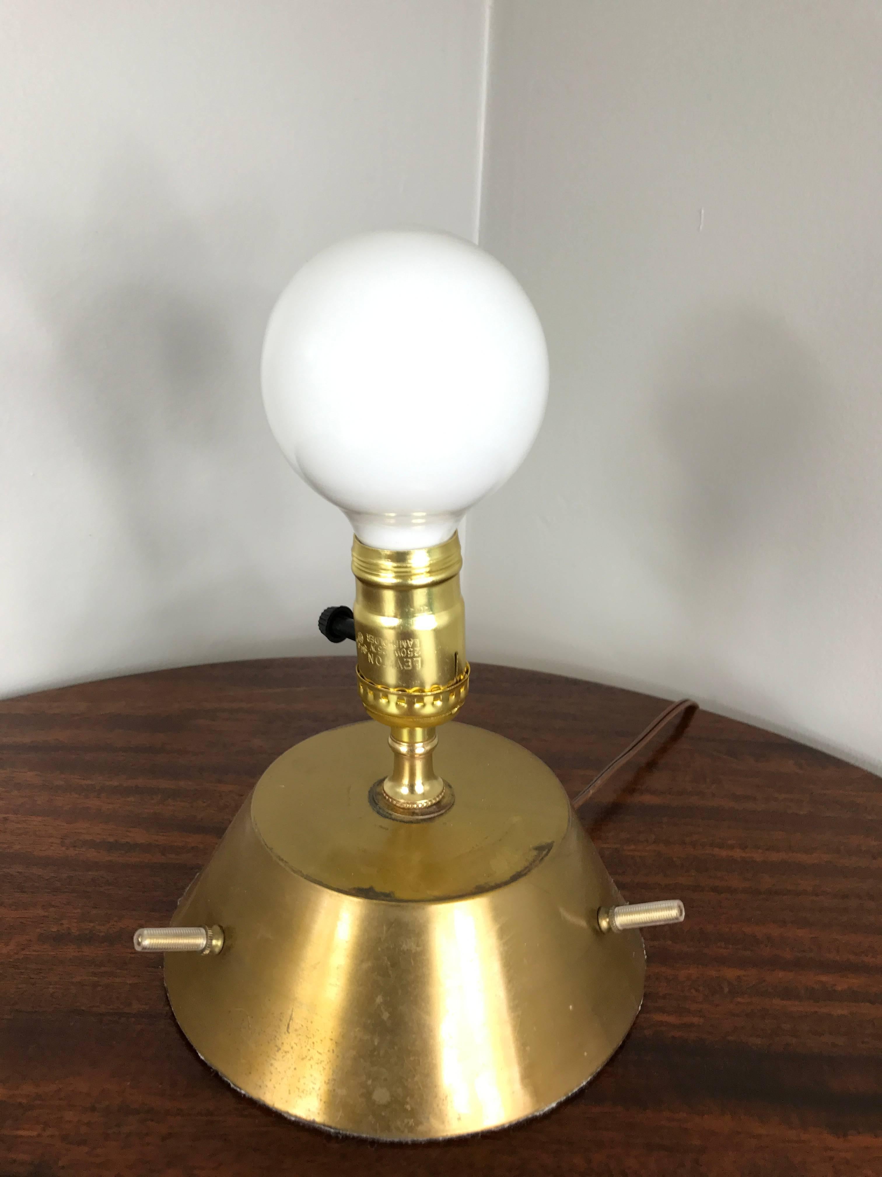 mid century globe table lamp