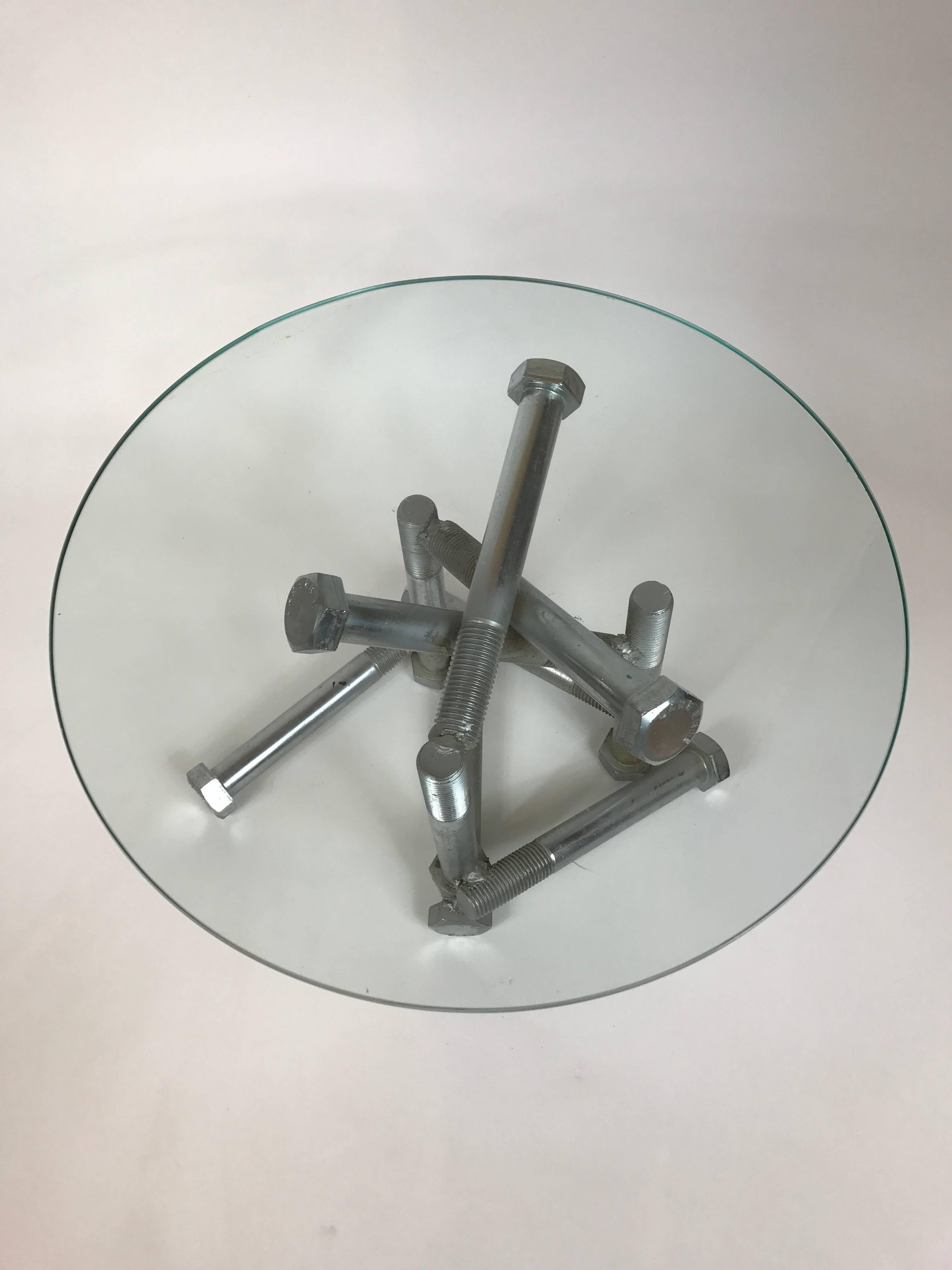 Industrial Steel Bolt Table In Good Condition In Stockton, NJ