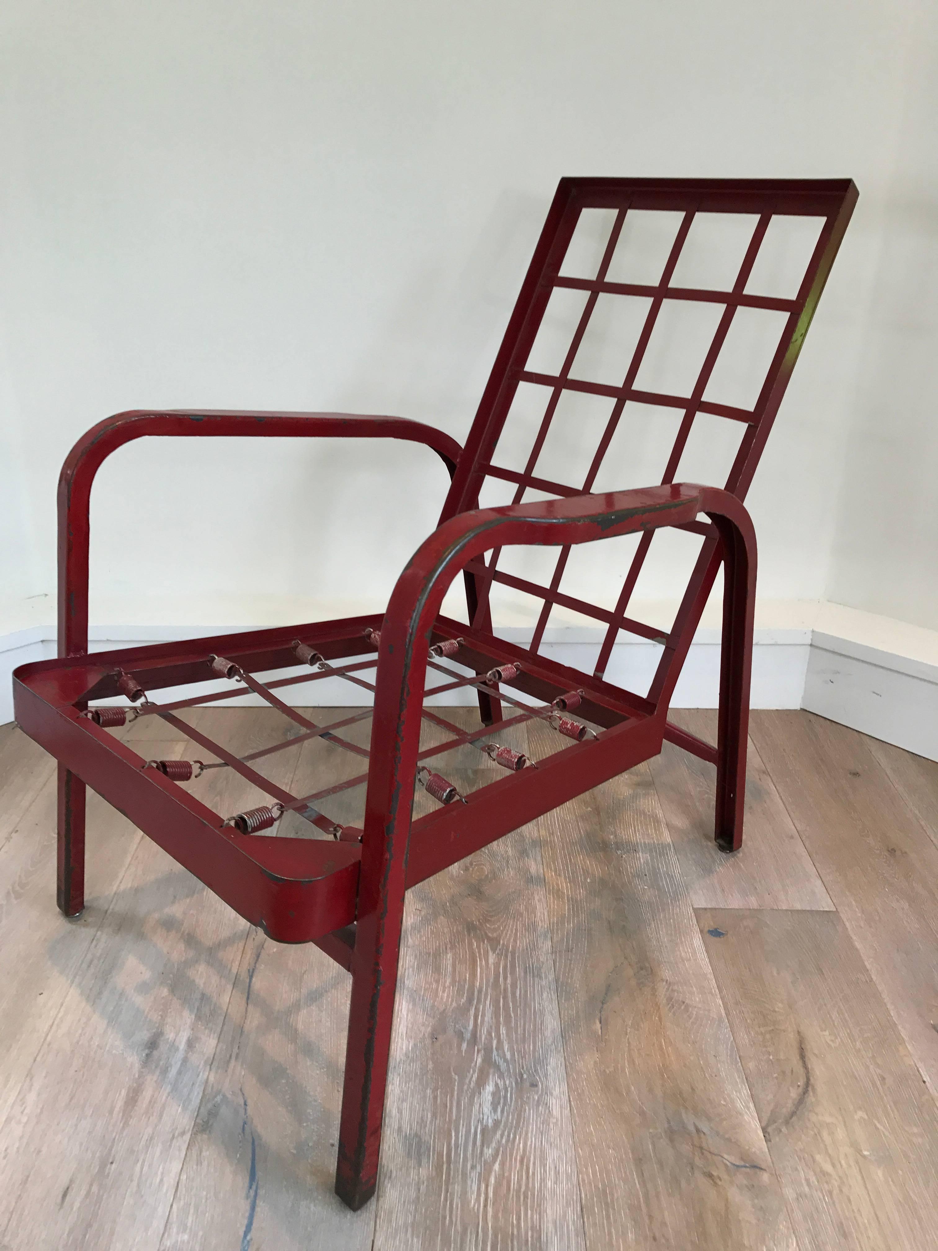 Jean Prouvé Armchair In Excellent Condition In Stockton, NJ