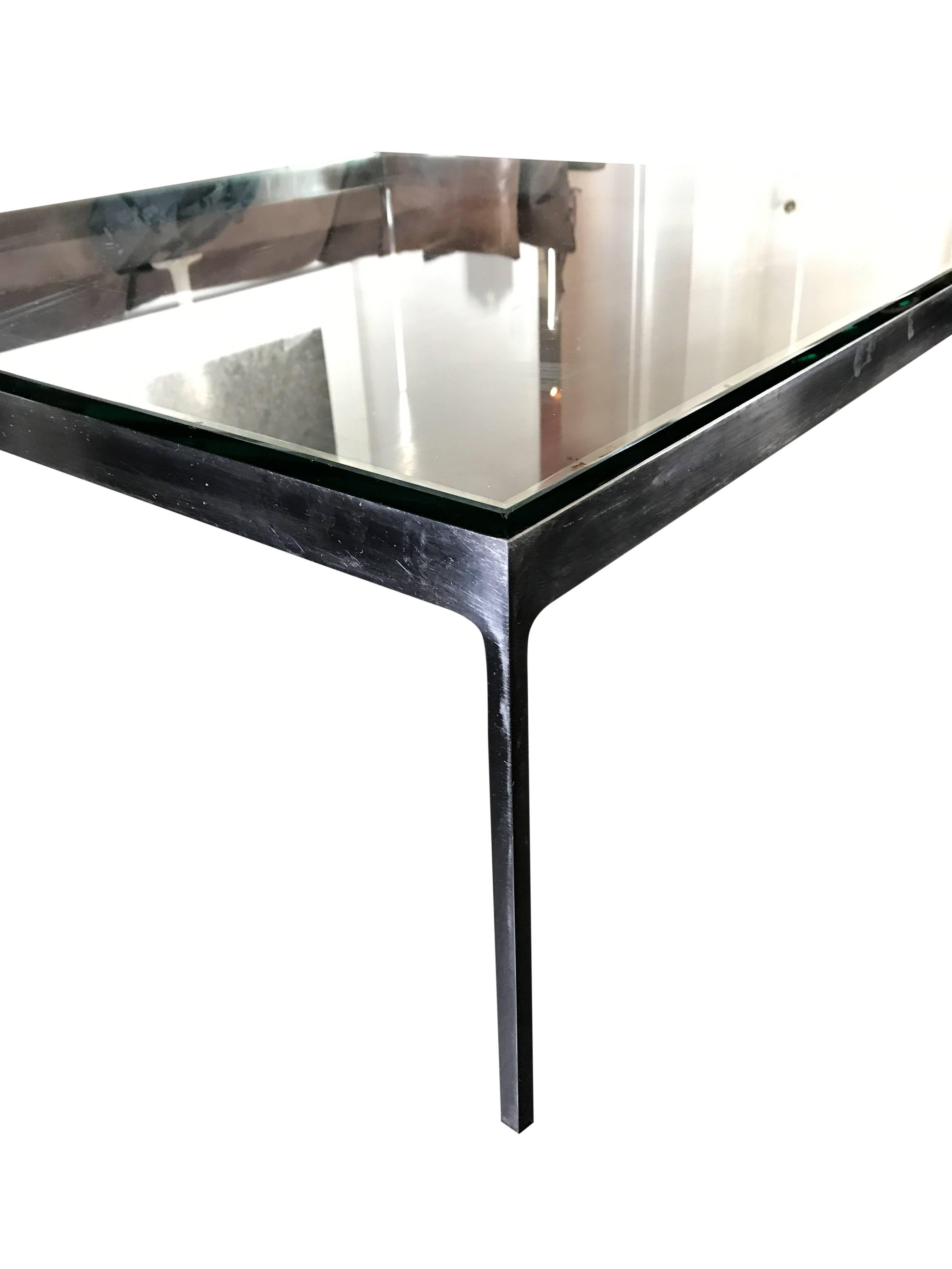 American Large Square Cocktail Table by Nicos Zographos